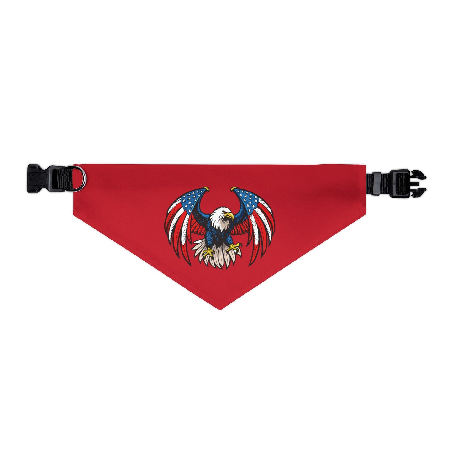 Princess Grace Patriotic Eagle Pet Bandana Stylish Dog Collar for Independence Day Celebrations