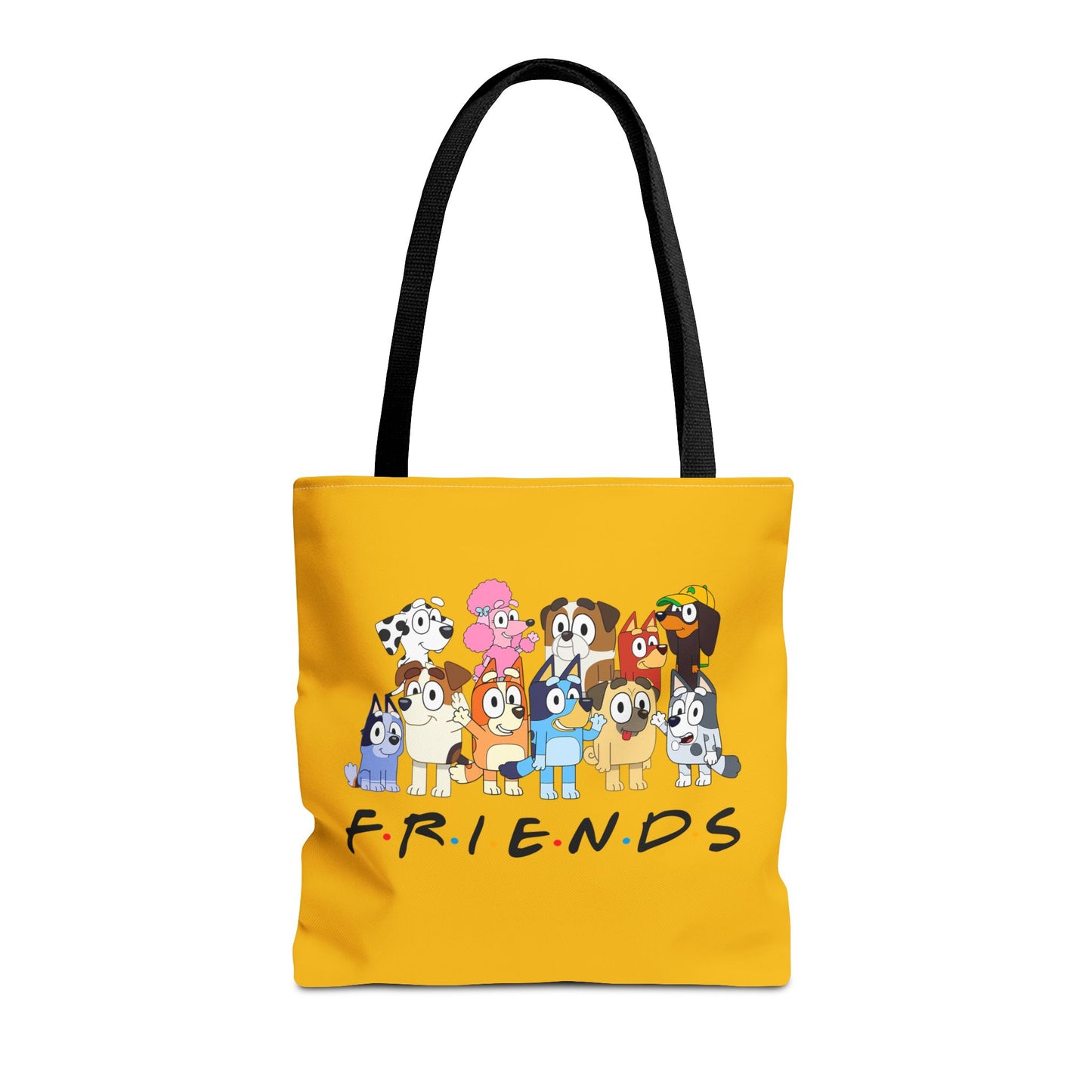 Princess Grace Bluey Colorful Friends Tote Bag Perfect for Dog Lovers and Casual Outings