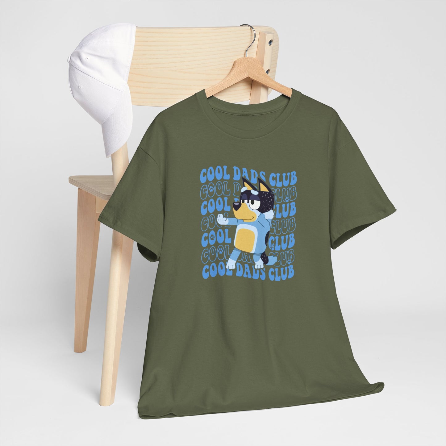 Princess Grace Bluey Cool Dads Club Unisex Heavy Cotton Tee