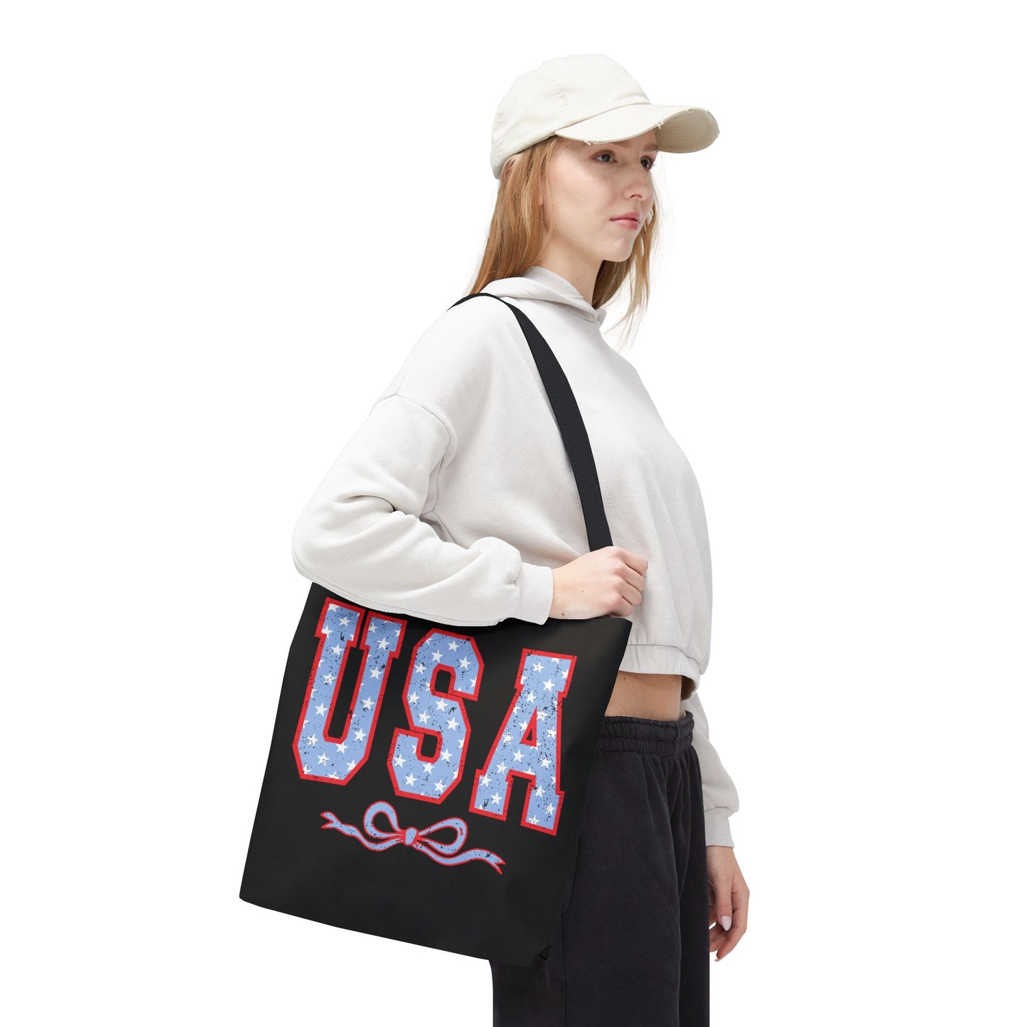Princess Grace Patriotic USA Tote Bag Stylish & Versatile for Celebrations