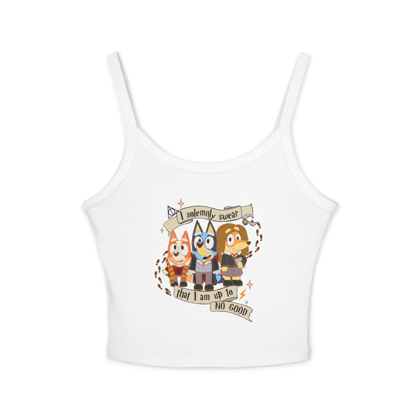 Princess Grace Bluey Spaghetti Strap Tank Top Bluey Design