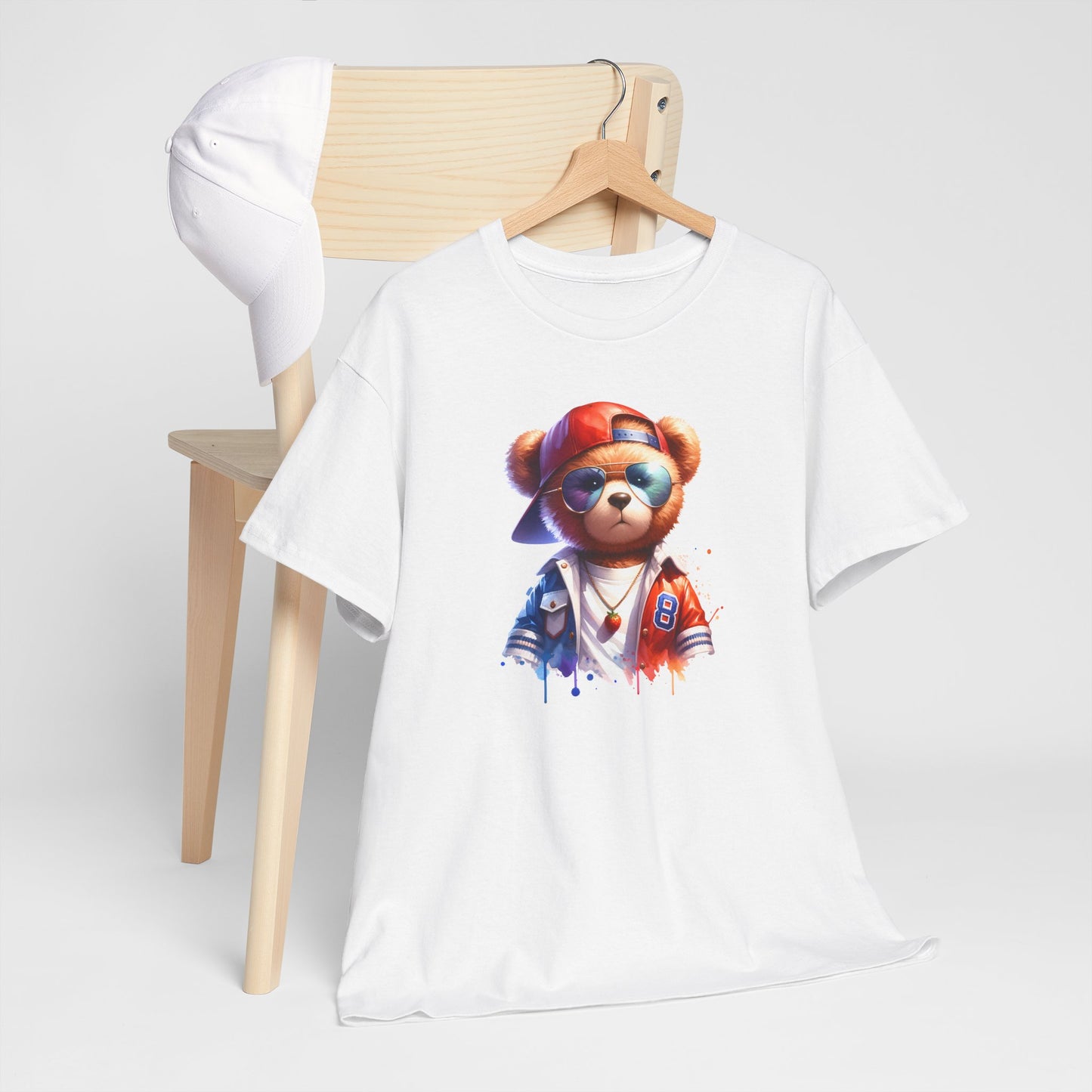 Princess Grace Cool Bear Graphic Unisex Heavy Cotton Tee