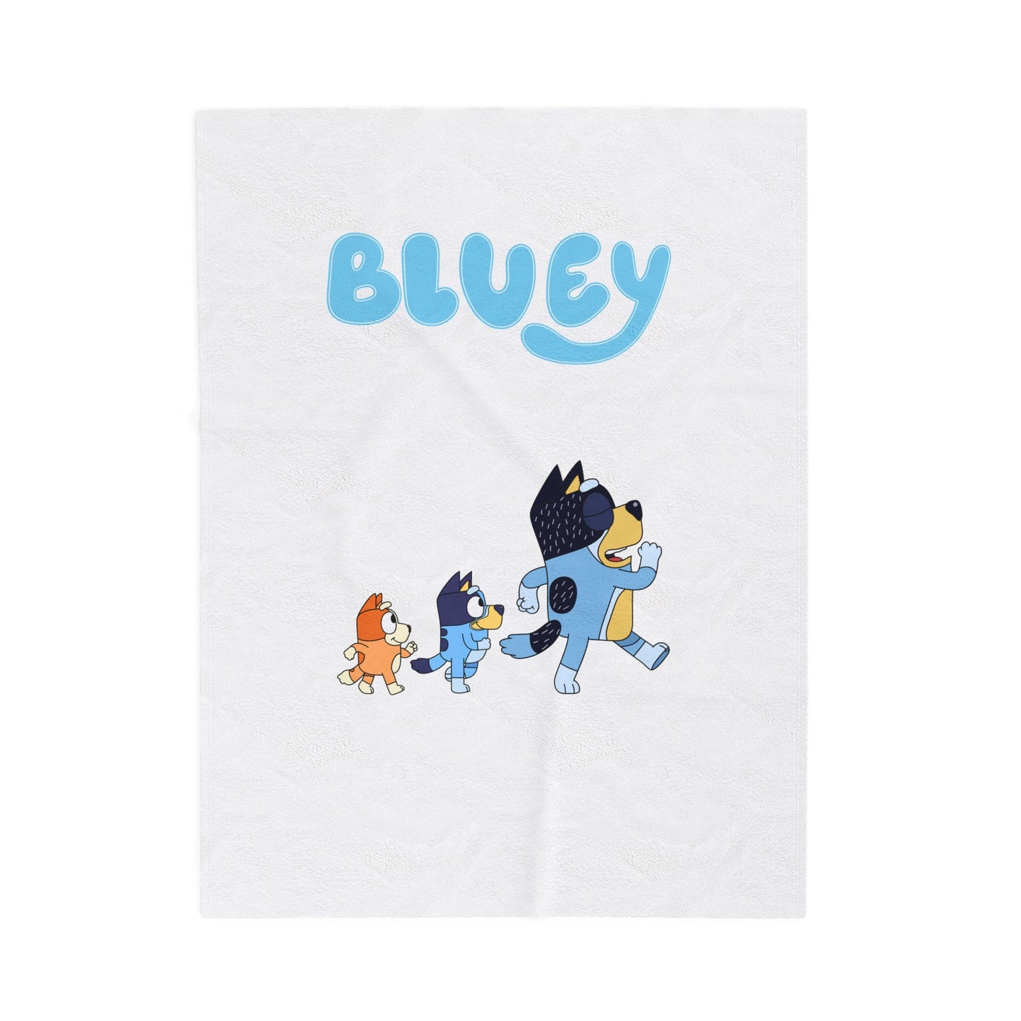 Princess Grace Bluey Velveteen Plush Blanket Cozy Kids Blanket for Comfort and Adventure