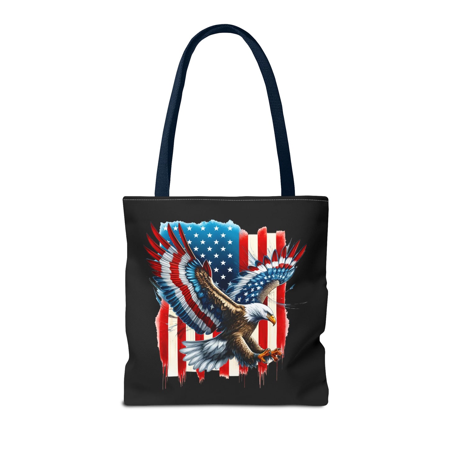 Princess Grace Patriotic Eagle Tote Bag American Flag Design