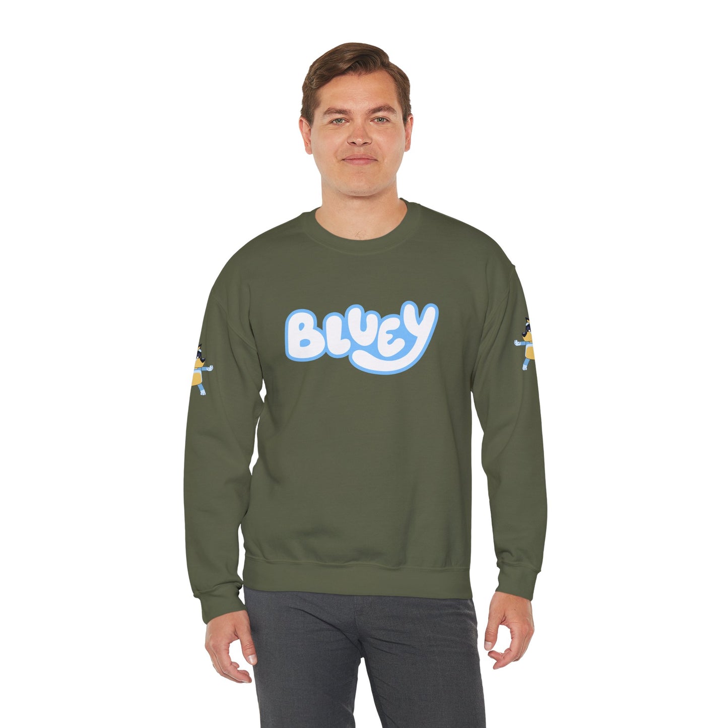 Princess Grace Bluey Crewneck Sweatshirt Cozy Unisex Pullover for Kids & Adults