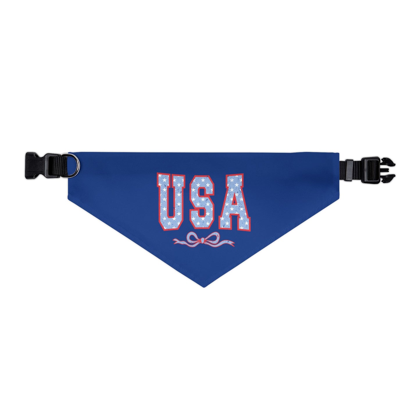 Princess Grace USA Patriotic Pet Bandana Collar for Dogs Perfect for Holidays and Celebrations