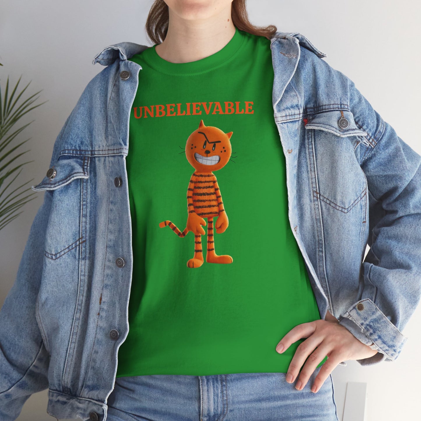 Princess Grace Unbelievable Cat Graphic Unisex Heavy Cotton Tee