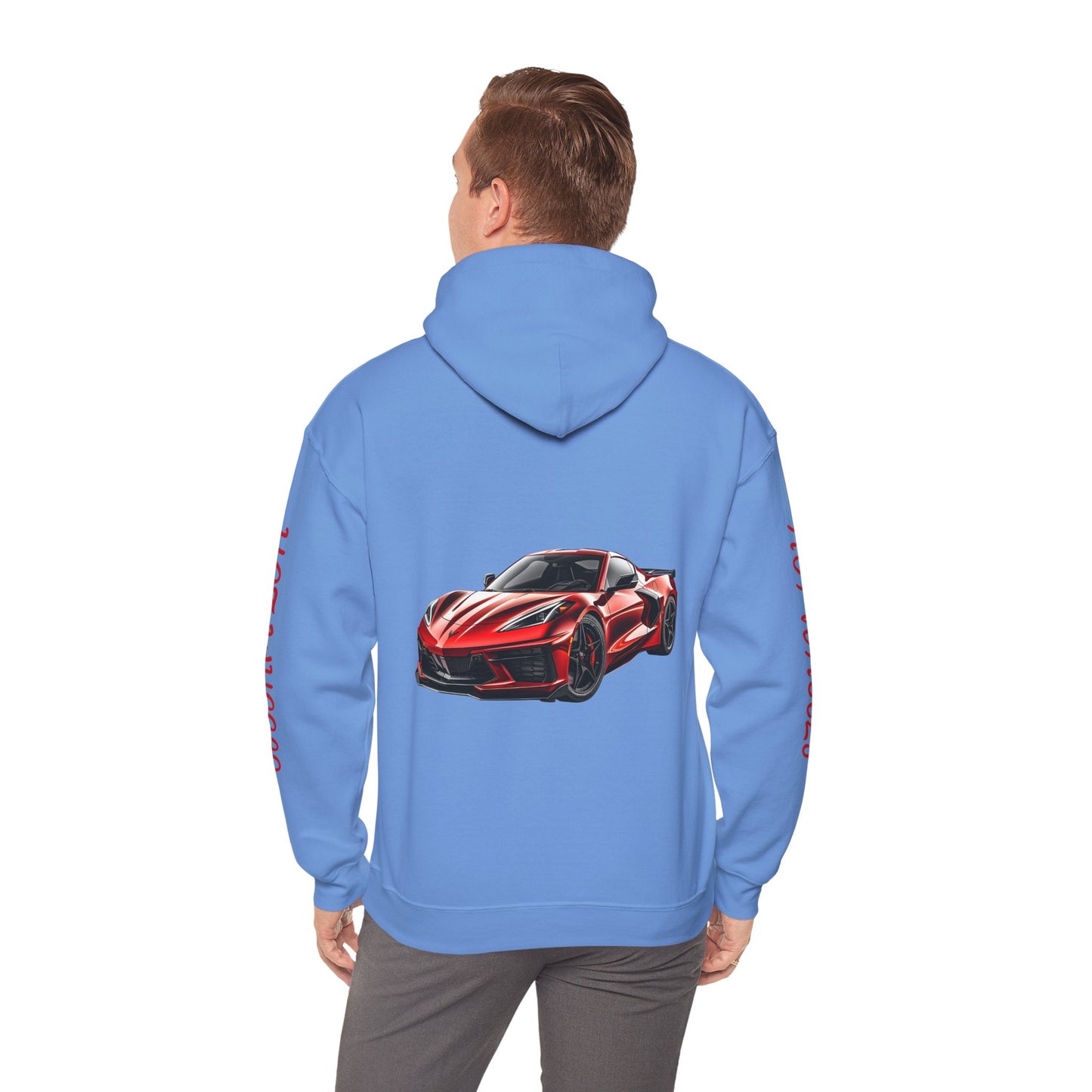 Princess Grace Hot Wheels Unisex Hooded Sweatshirt Stylish Car Graphic Sweatshirt for Car Enthusiasts
