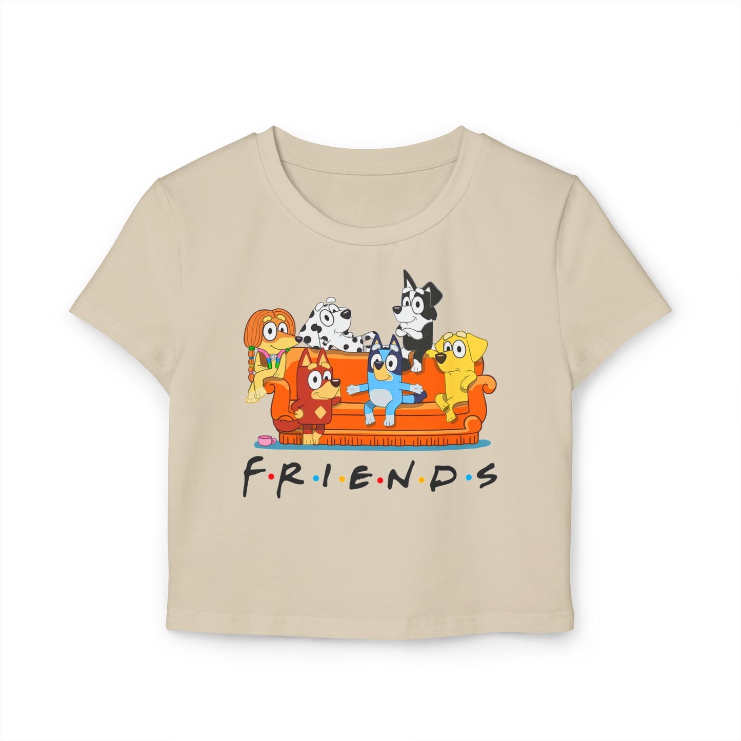 Princess Grace Bluey Friends Women's Baby Tee