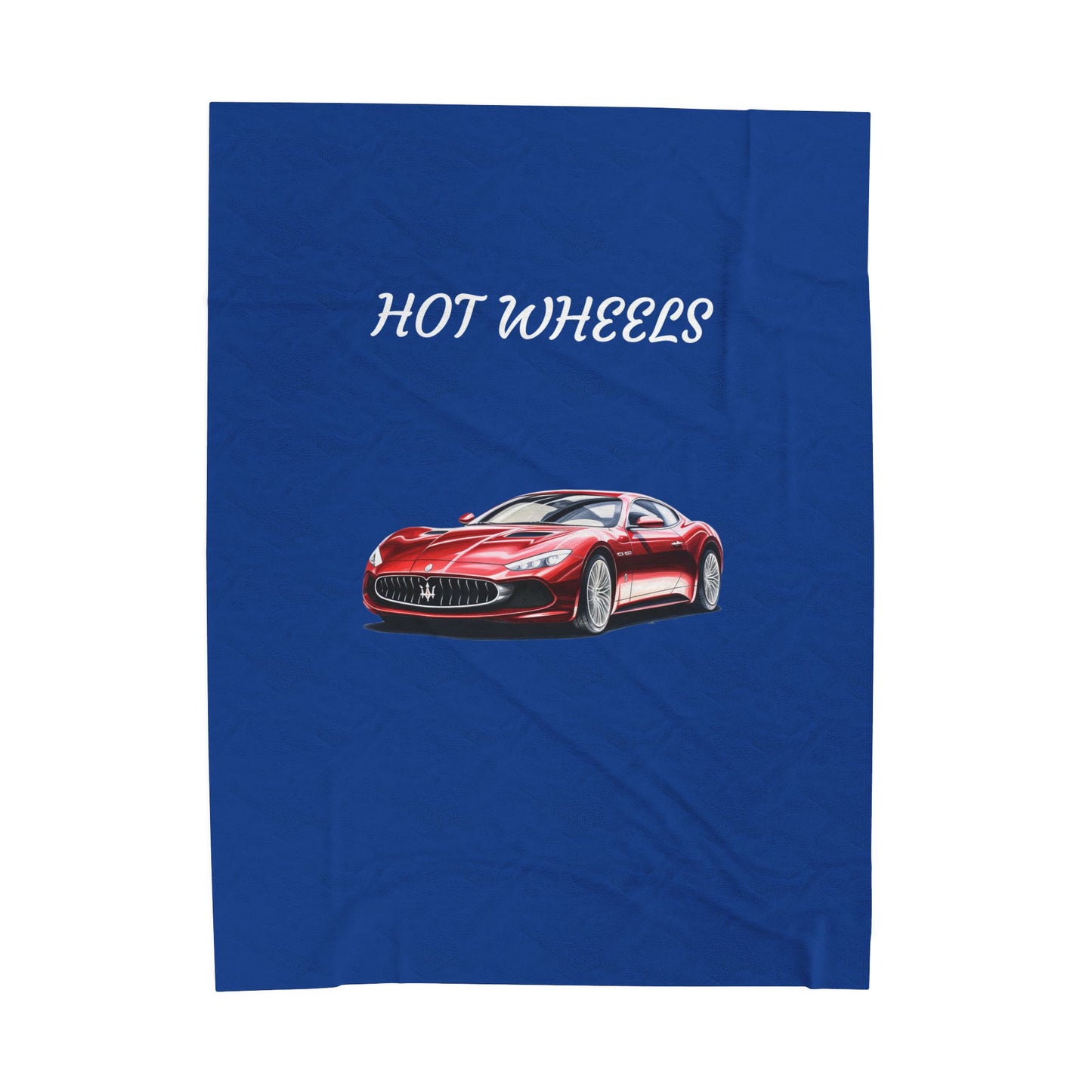 Princess Grace Hot Wheels Velveteen Plush Blanket Cozy Car Themed Throw for Kids and Enthusiasts