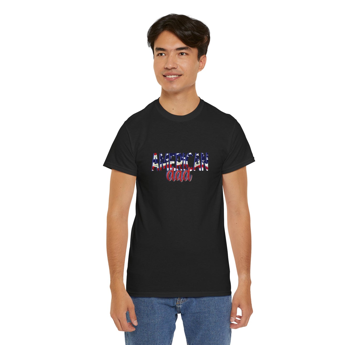 Princess Grace Patriotic American Dad Tee Unisex Heavy Cotton T-Shirt