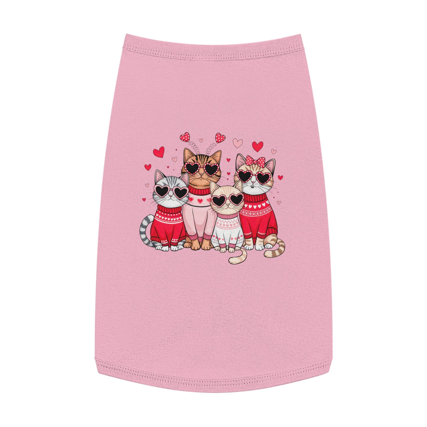 Princess Grace CUTE Adorable Cat Lovers Pet Tank Top Cute Heart Design for Stylish Pets