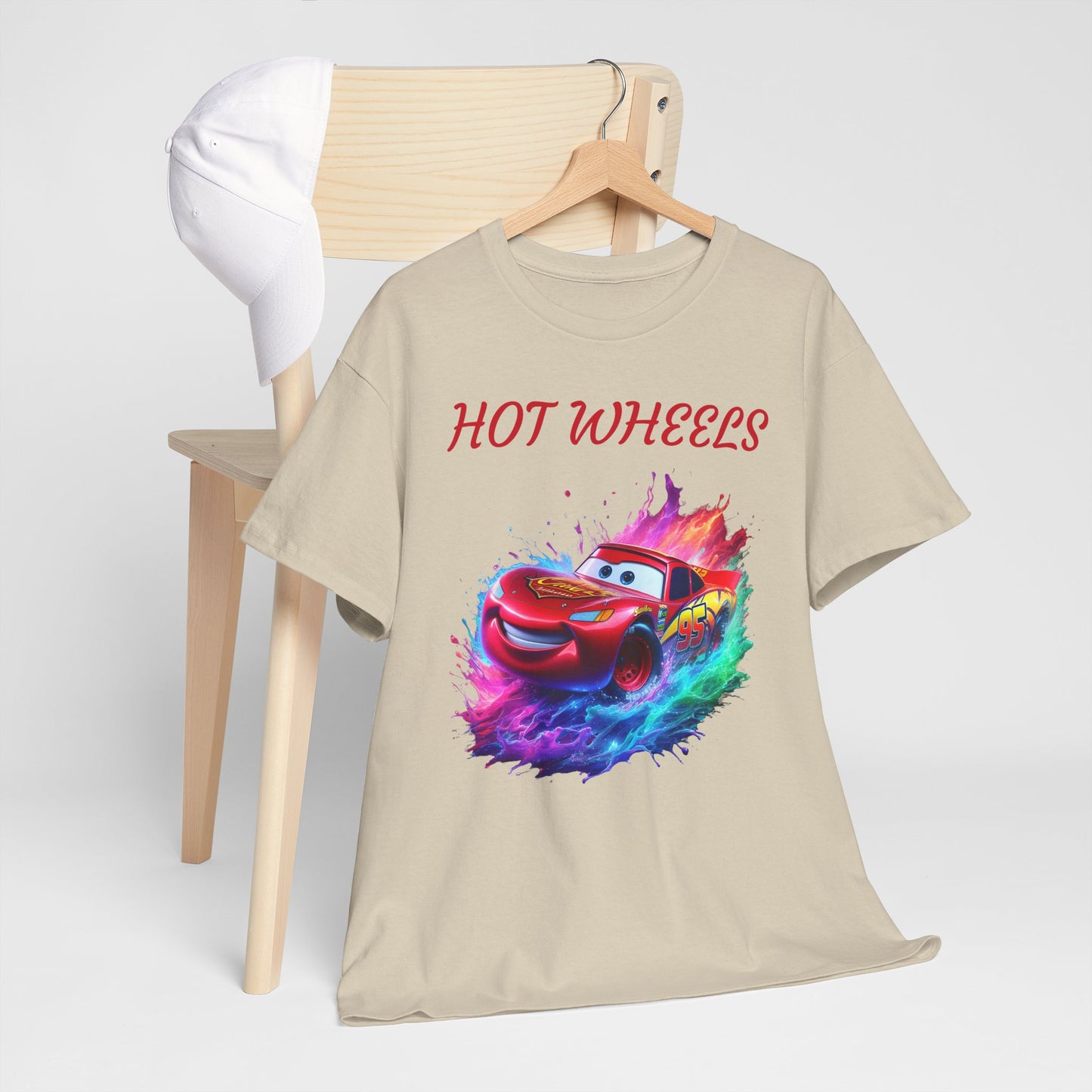Princess Grace Hot Wheels Unisex Heavy Cotton Tee Vibrant Racing Graphic T-Shirt