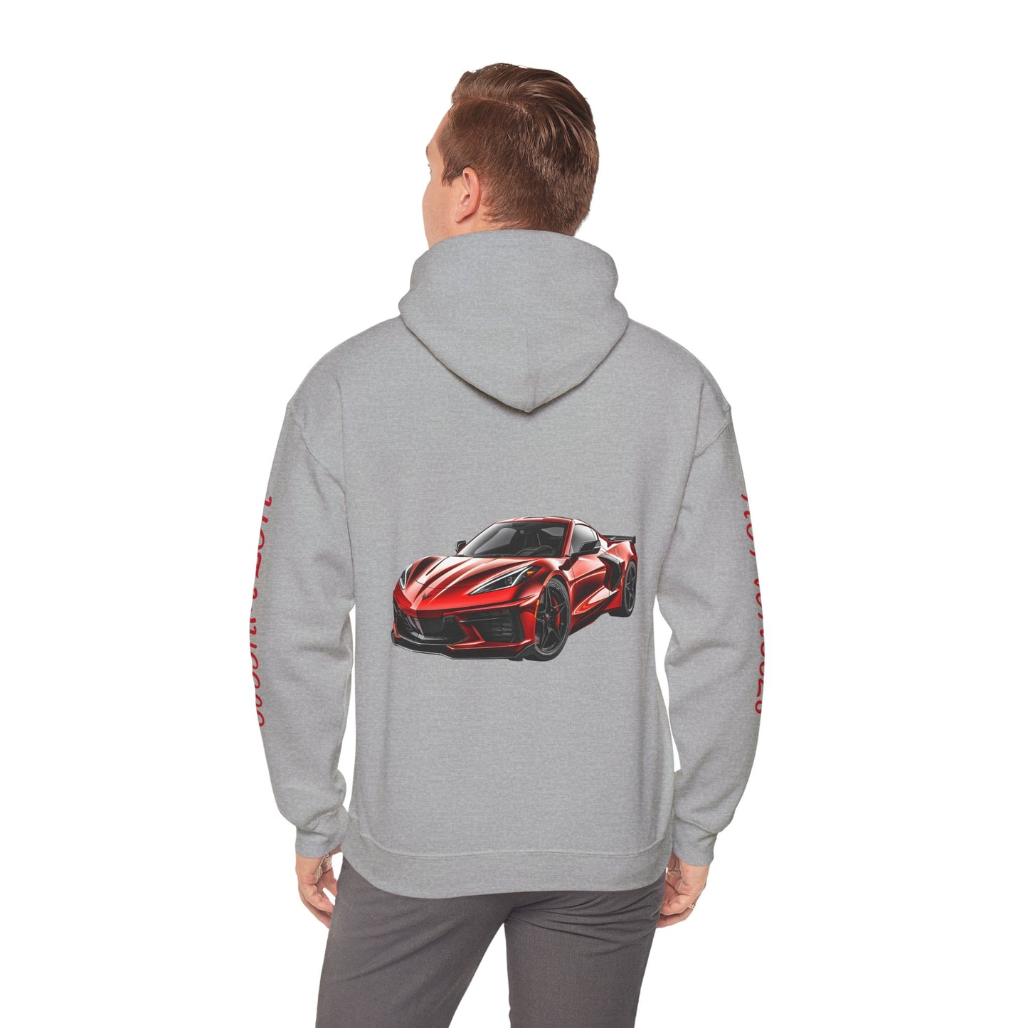 Princess Grace Hot Wheels Unisex Hooded Sweatshirt Stylish Car Graphic Sweatshirt for Car Enthusiasts