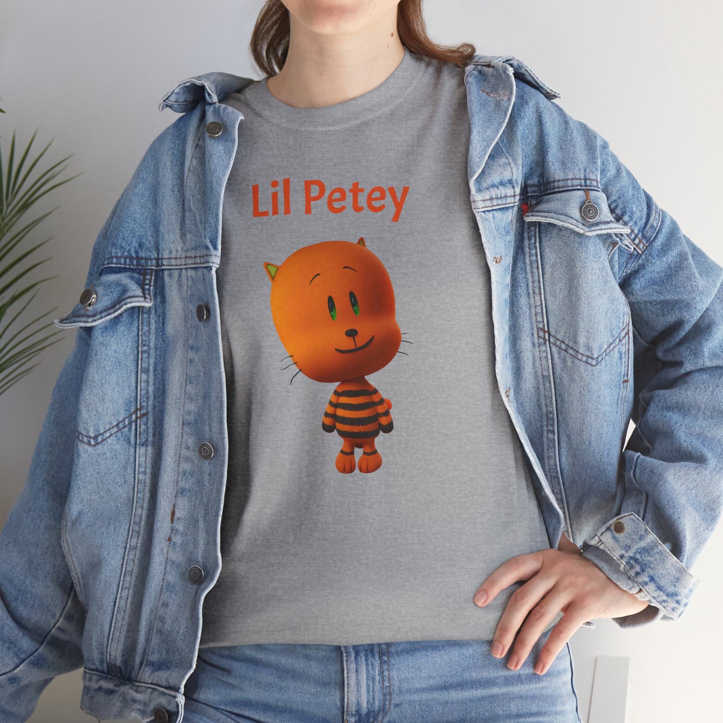 Princess Grace Lil Petey Unisex Heavy Cotton Tee Fun & Playful Cartoon T-Shirt for Kids and Adults