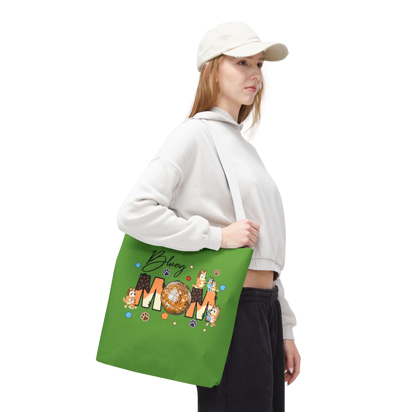 Princess Grace Bluey Mom Tote Bag Fun and Stylish for Dog Lovers