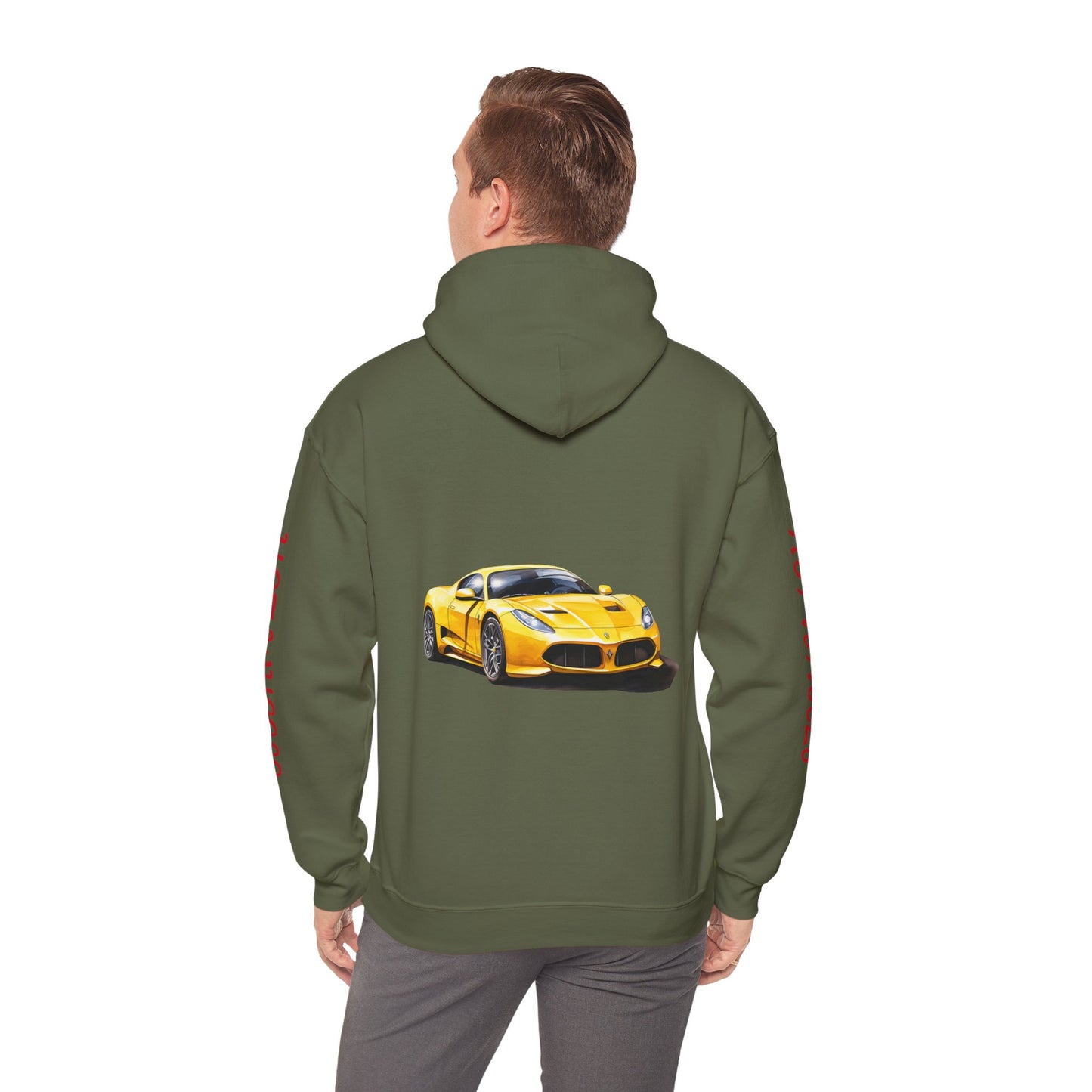 Princess Grace Retro Hot Wheels Hoodie for Car Enthusiasts
