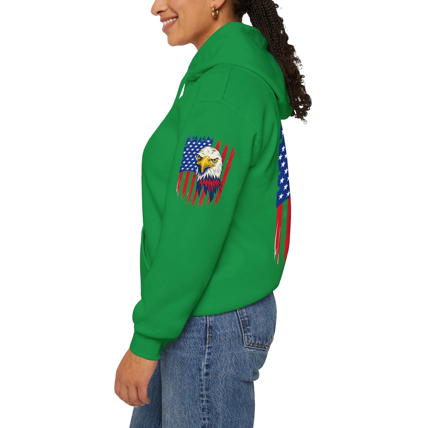 Princess Grace Patriotic Eagle Unisex Heavy Blend Hoodie