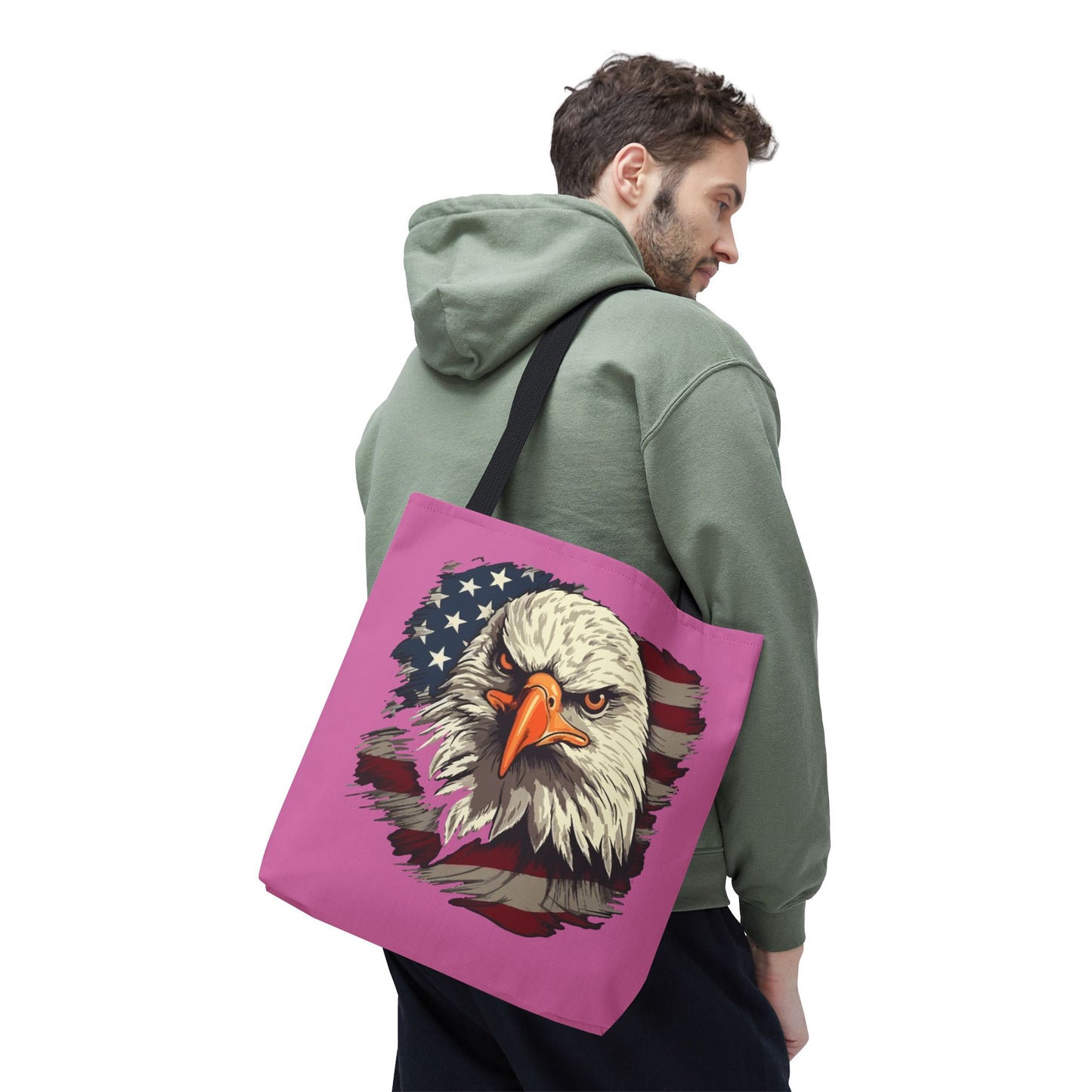 Princess Grace Patriotic Eagle Tote Bag Perfect for Independence Day and Everyday Use
