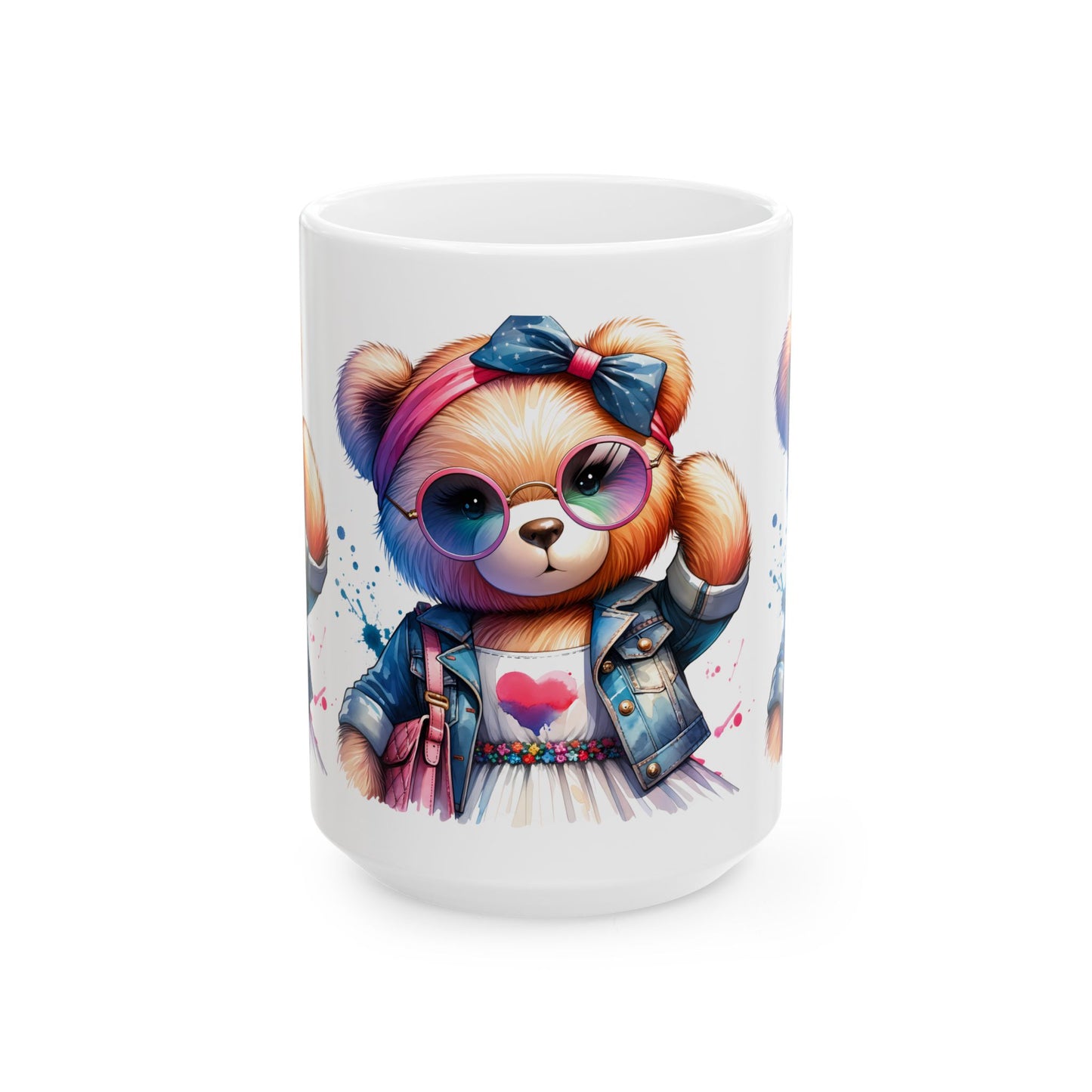 Princess Grace Cute Bear Themed Ceramic Mug 11oz & 15oz