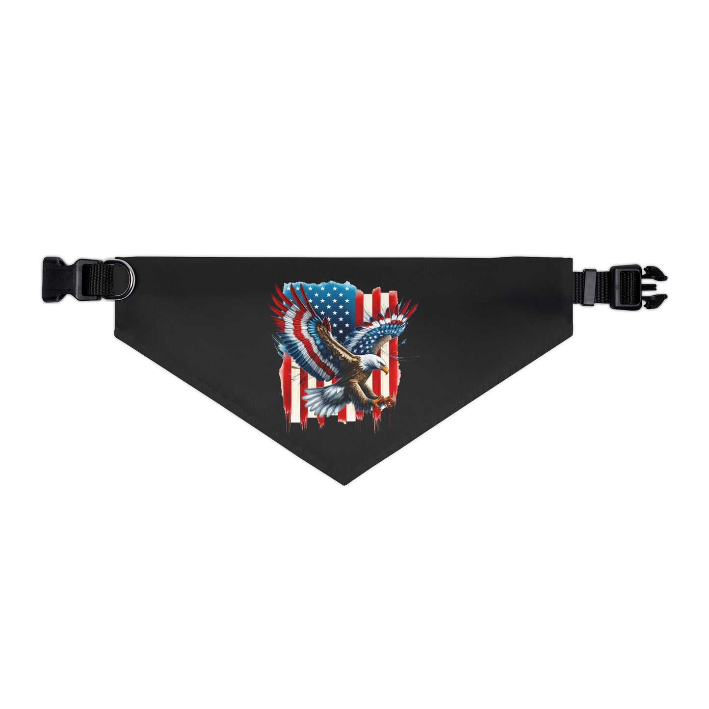 Princess Grace Patriotic Pet Bandana Collar USA Flag Design for Dogs