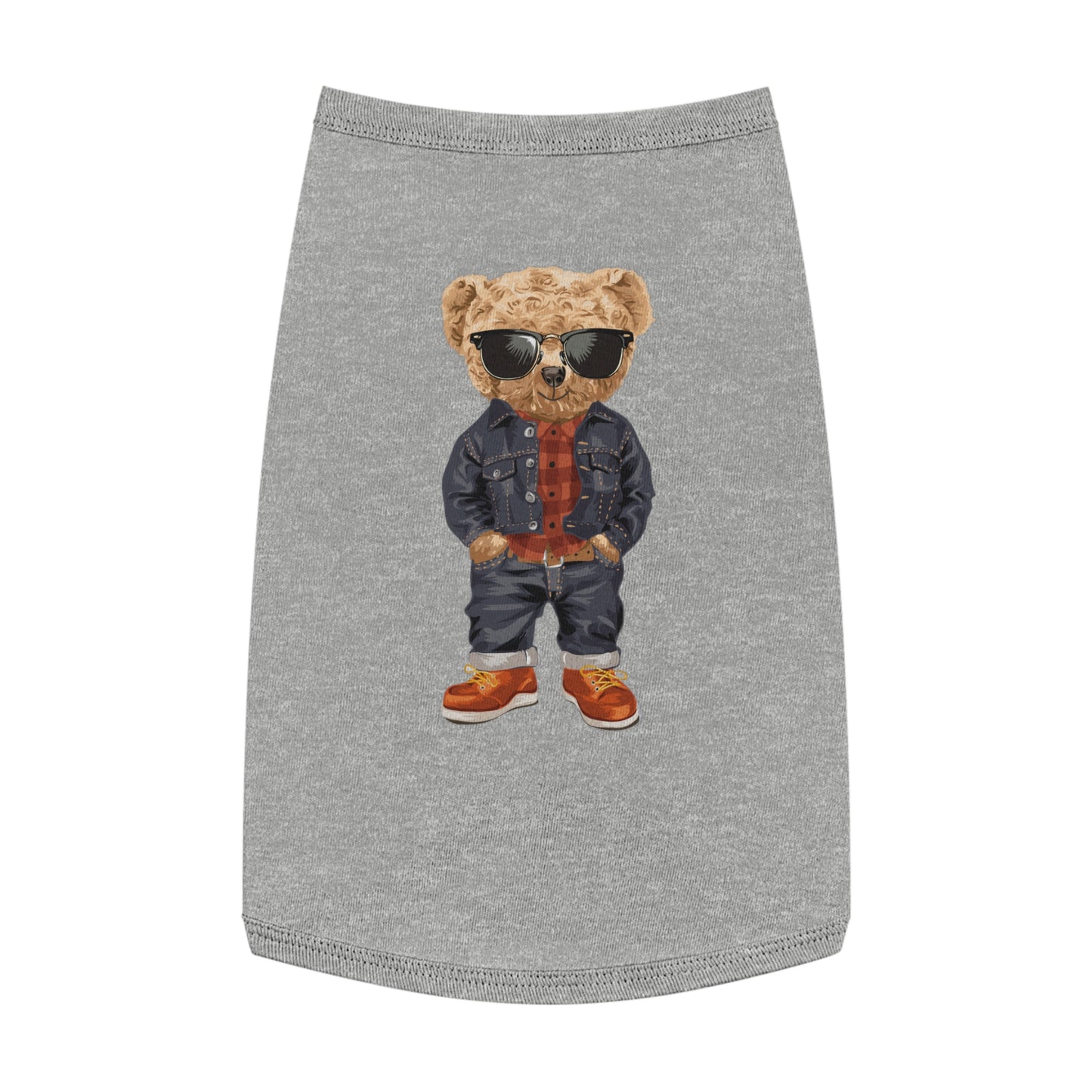 Princess Grace CUTE Cool Bear Pet Tank Top Trendy Dog Apparel for Stylish Pets