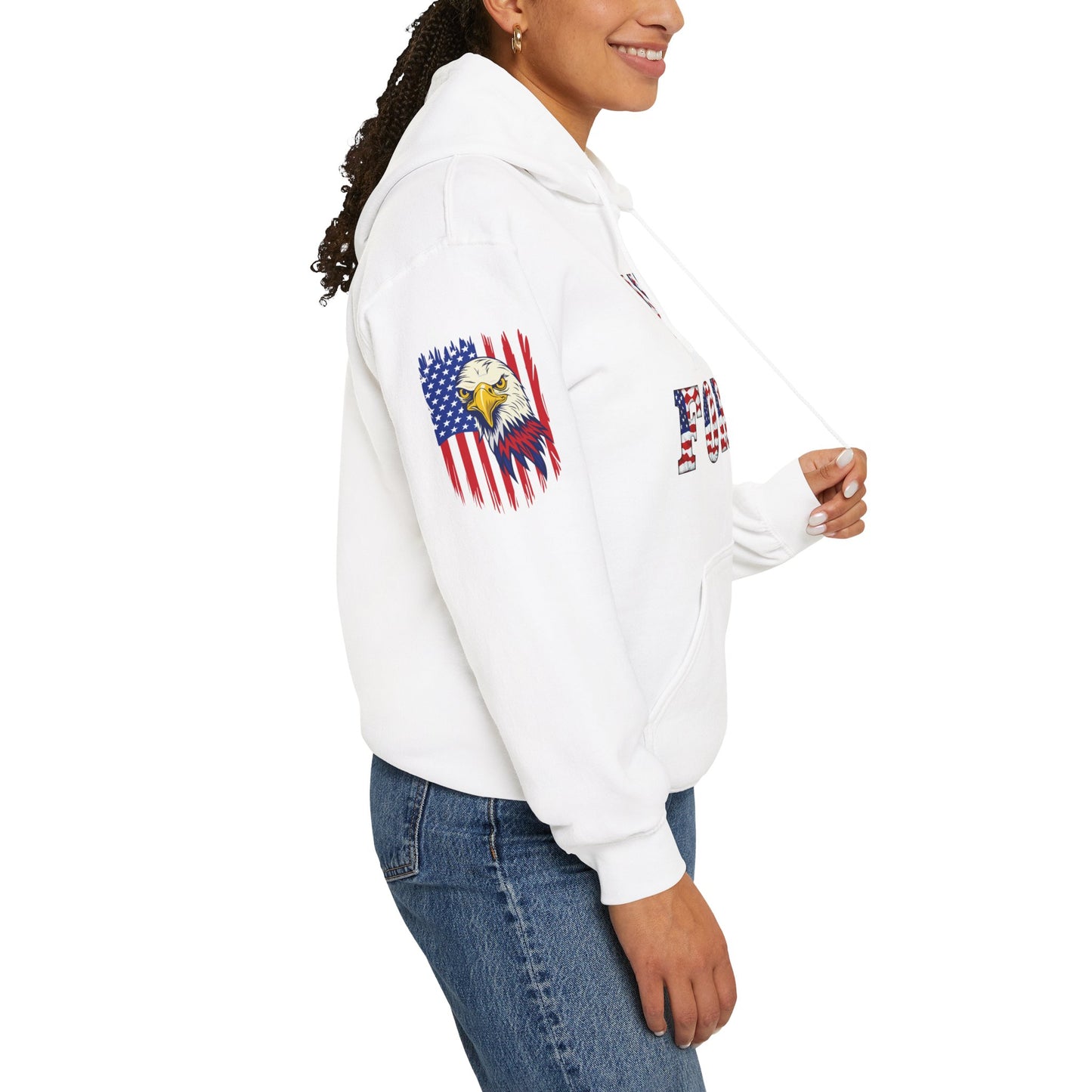 Princess Grace Unisex Air Force Hoodie with Eagle Design