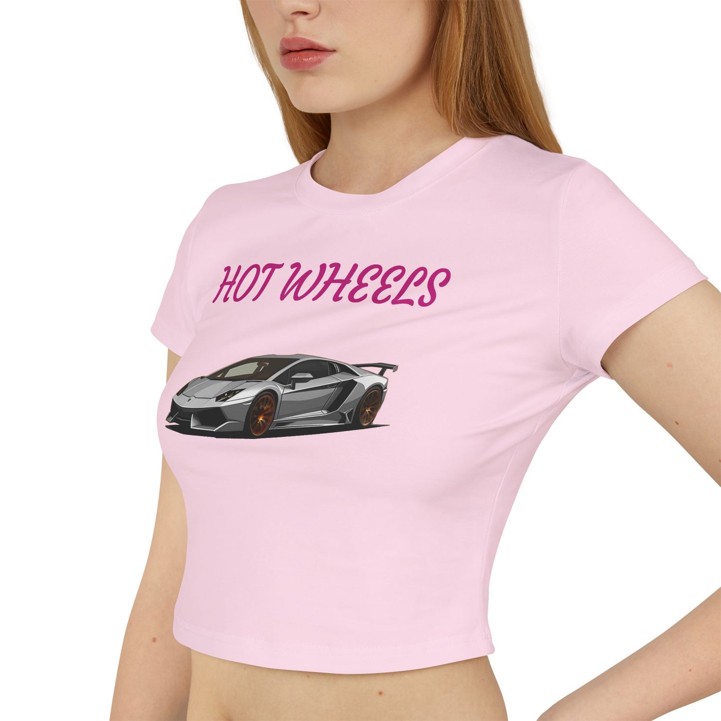 Princess Grace Hot Wheels Graphic Baby Tee for Car Enthusiasts