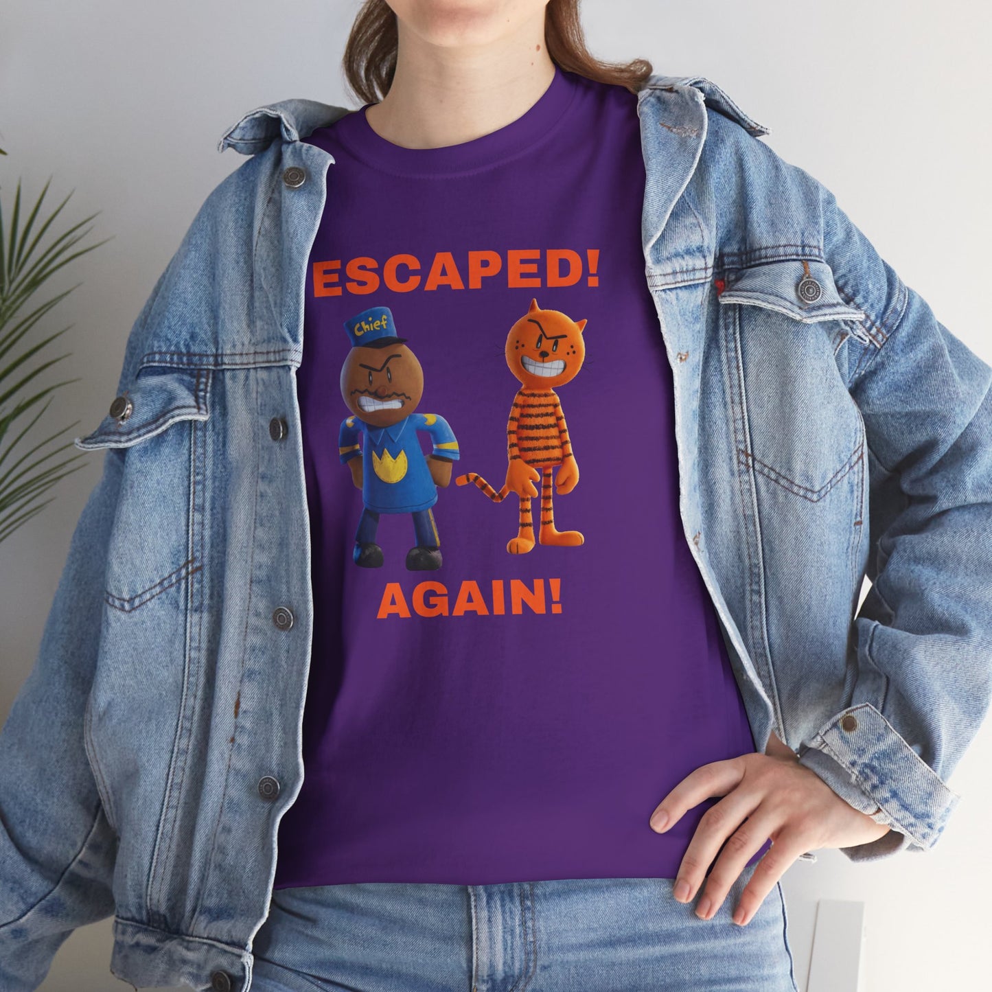 Princess Grace Humorous Escaped Again Unisex Heavy Cotton Tee
