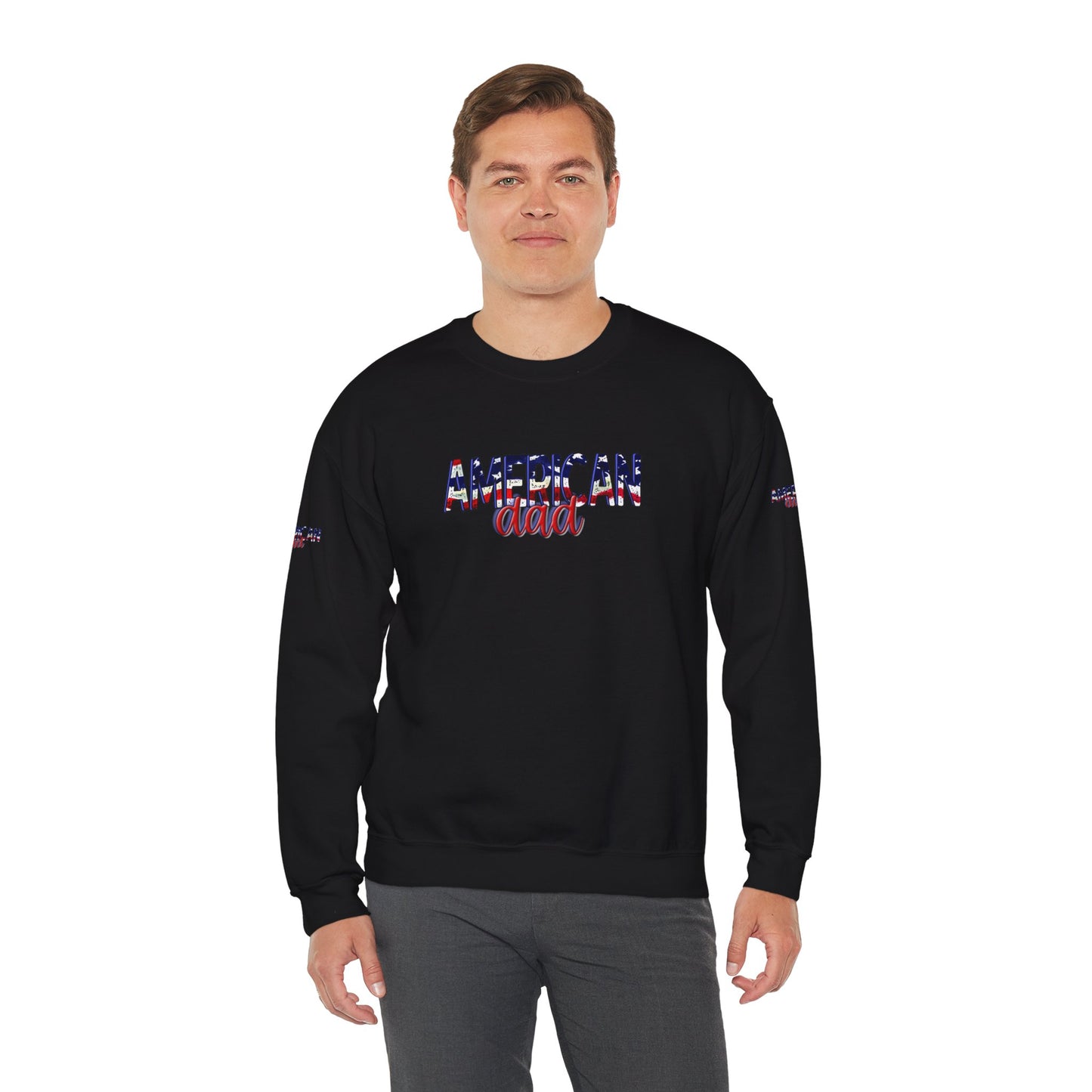 Princess Grace American Dad Unisex Crewneck Sweatshirt Patriotic Gift for Father's Day