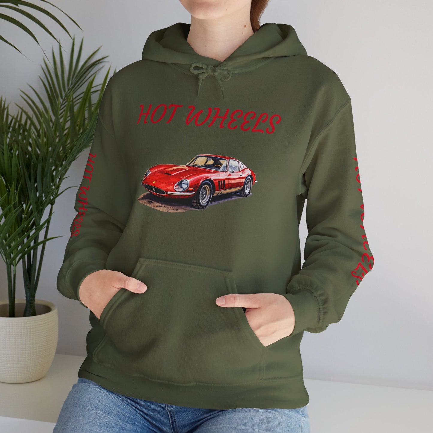 Cool Vintage Car Hoodie - Hot Wheels Design for Auto Enthusiasts