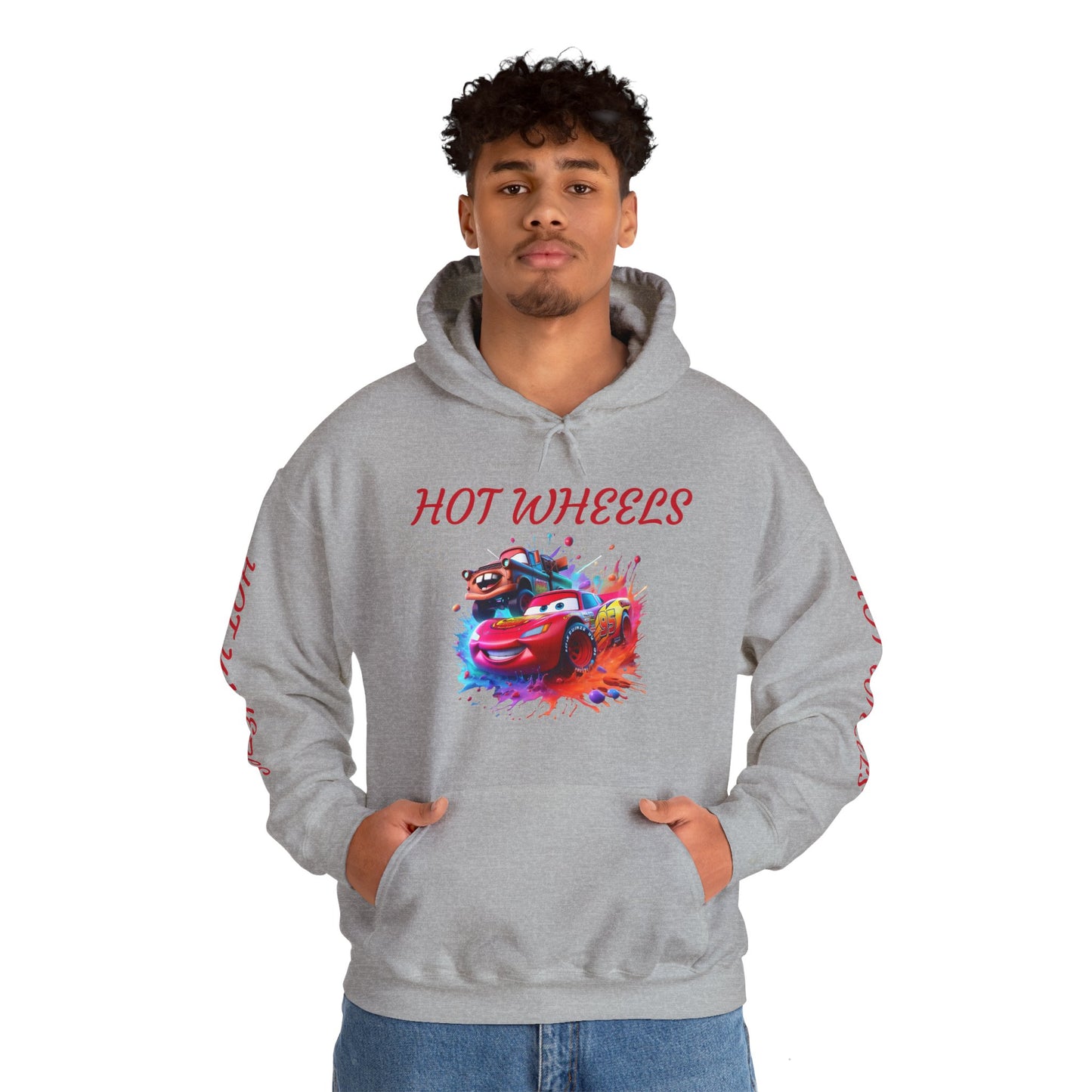 Princess Grace Hot Wheels Unisex Hoodie Retro Racing Design for Kids and Car Enthusiasts