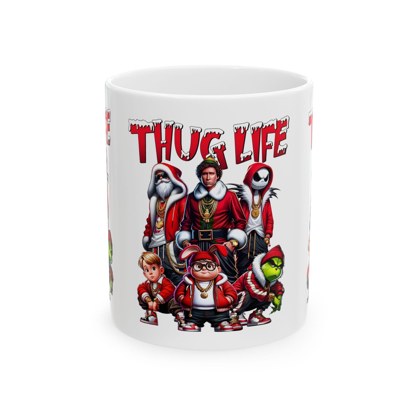 Princess Grace Thug Life Ceramic Mug 11oz & 15oz Fun & Unique Gift for Holidays