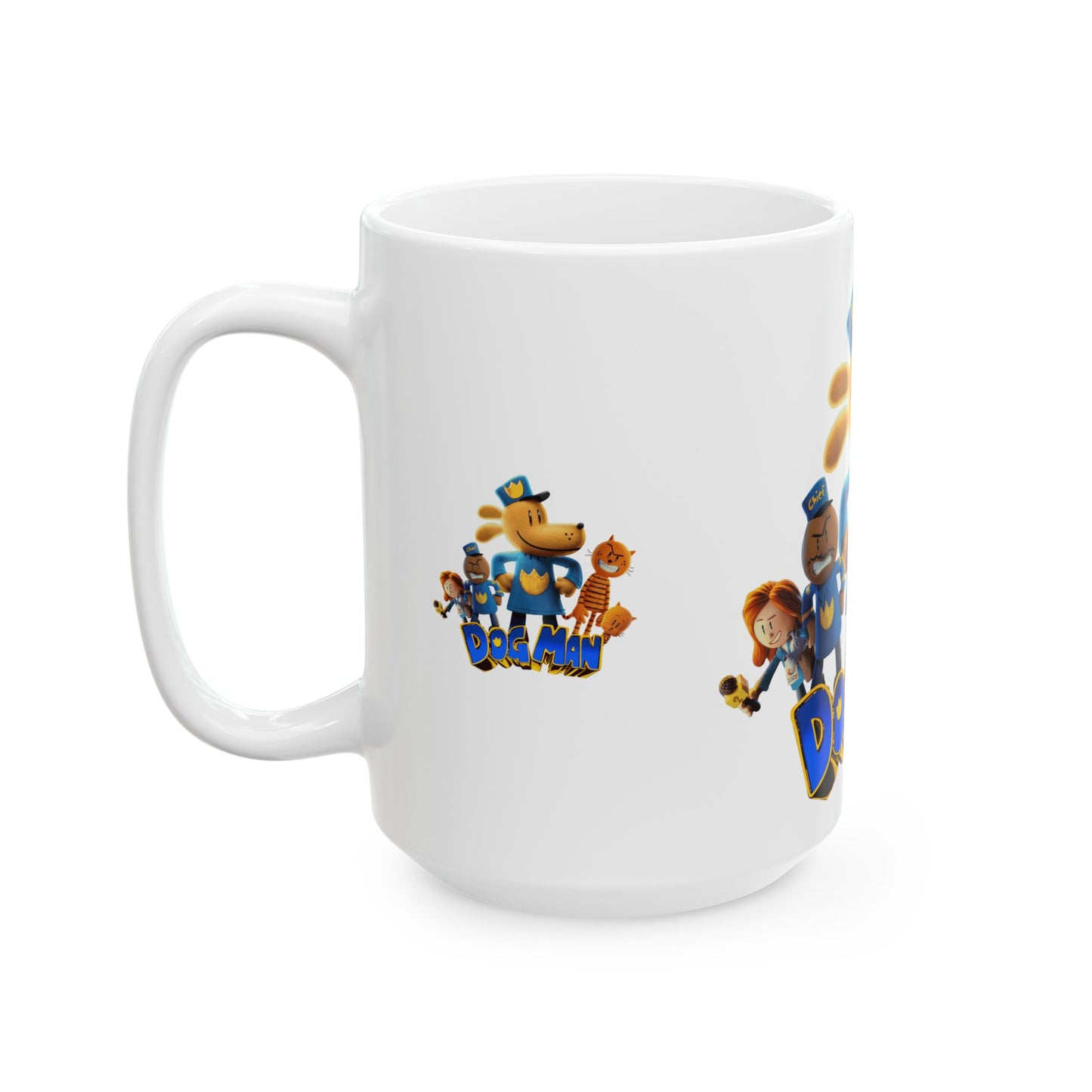Princess Grace Dog Man Ceramic Mug Fun 11oz & 15oz Coffee Cup for Kids & Fans