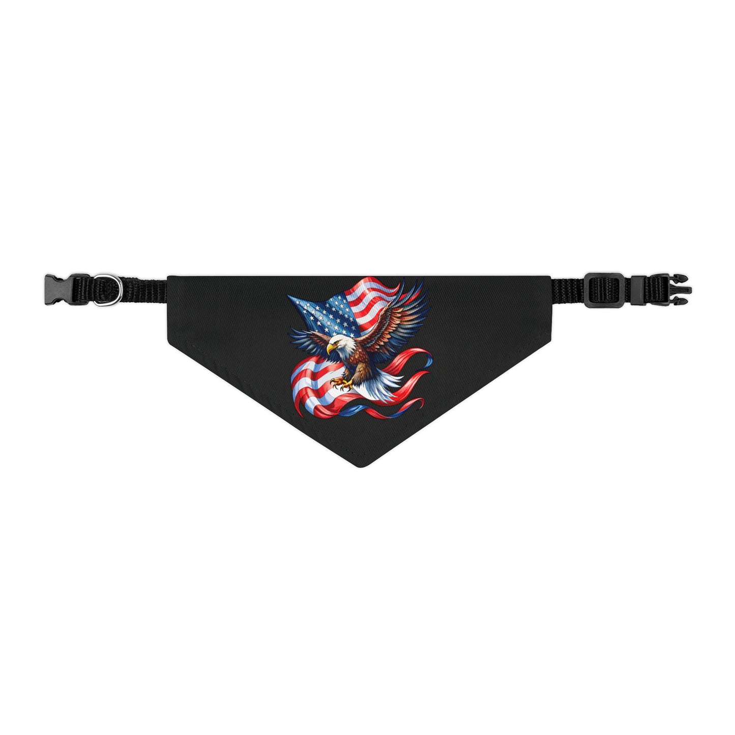 Princess Grace Patriotic Pet Bandana Collar with Eagle Design