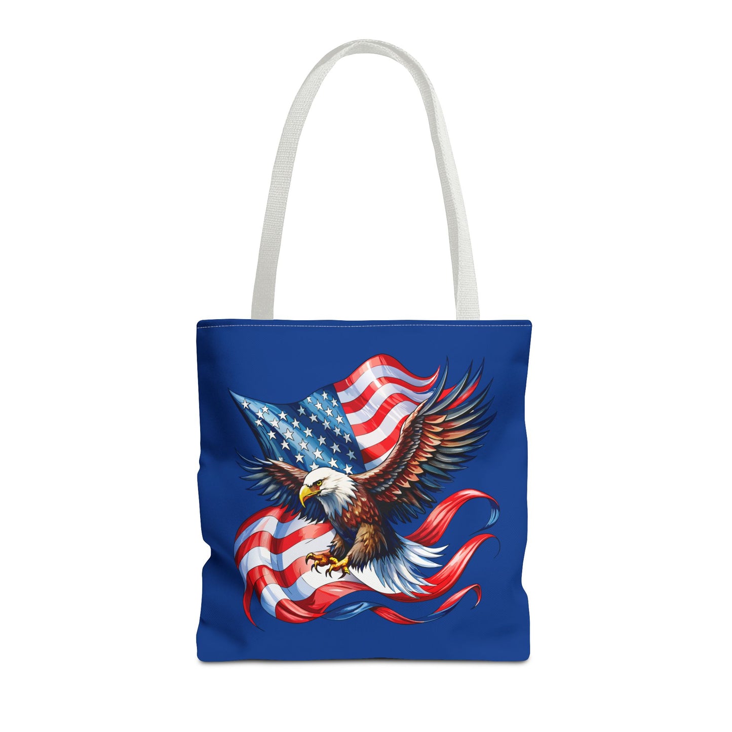Princess Grace Patriotic Eagle Tote Bag American Flag Design