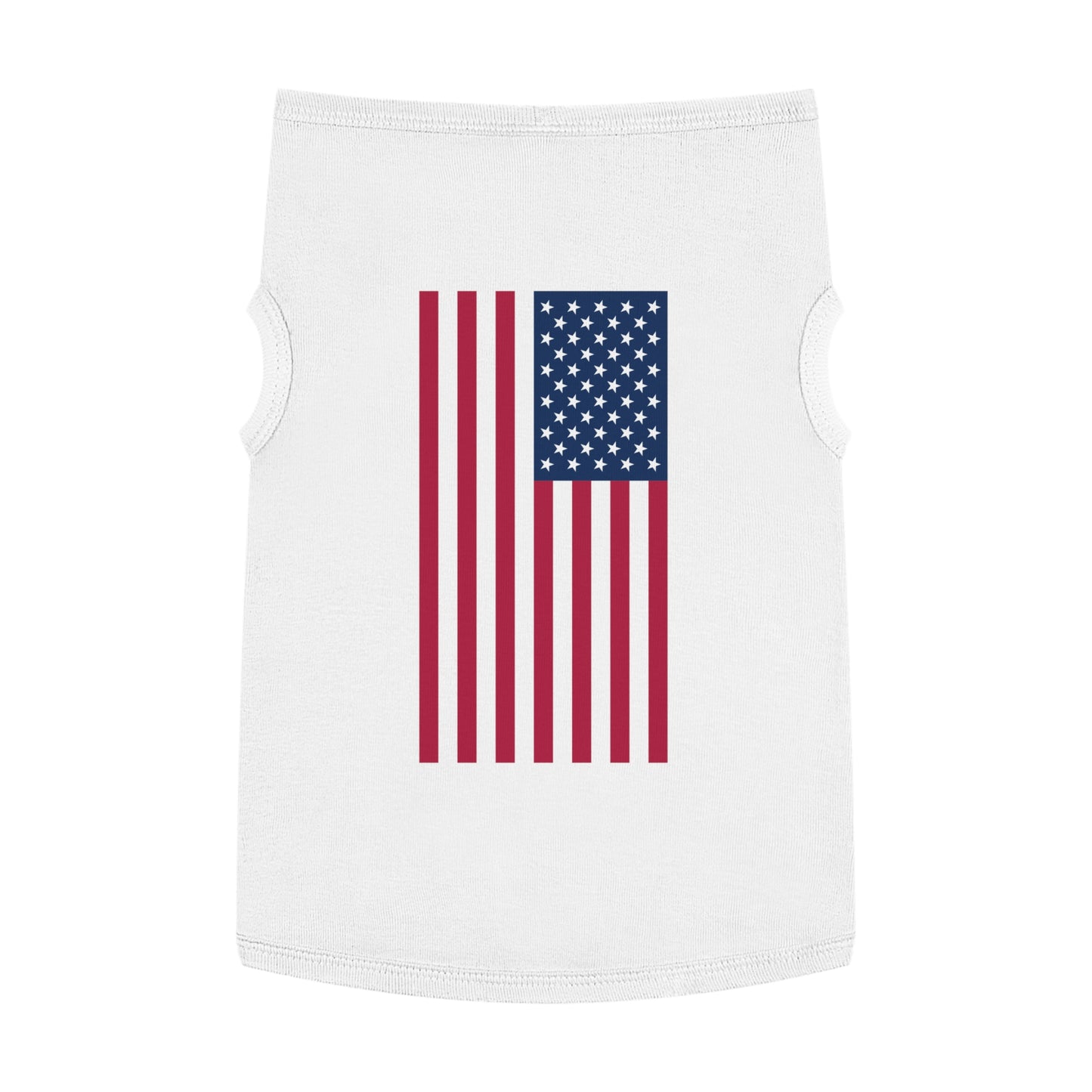 Princess Grace American Flag Pet Tank Top Comfortable Patriotic Apparel for Dogs