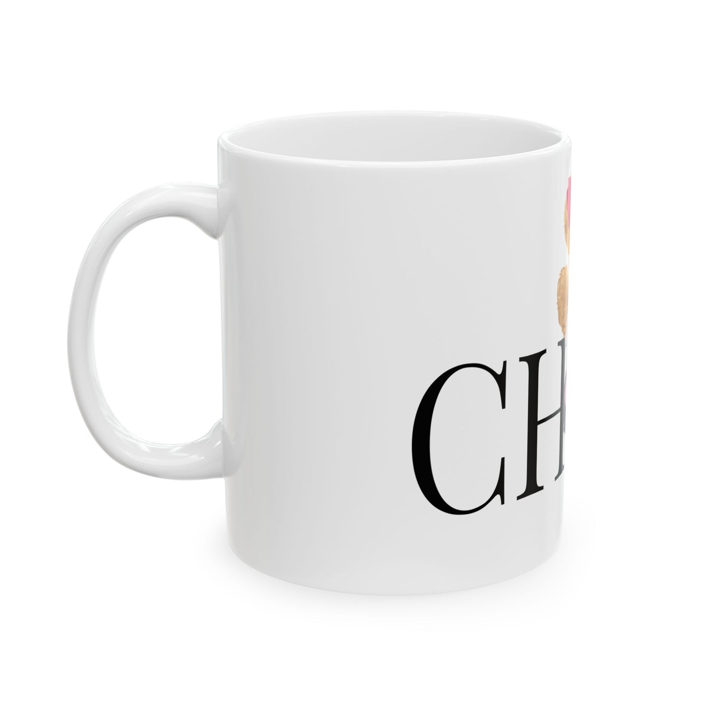 Princess Grace Cute Positive Bear Ceramic Mug Chic Style 11oz & 15oz