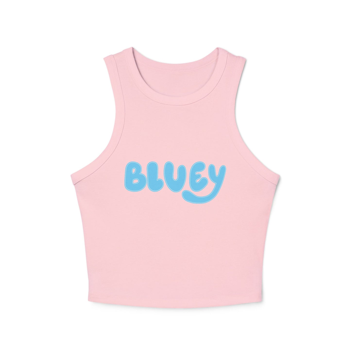 Princess Grace Cute Bluey Women's Micro Rib Racer Tank Top Summer Playwear