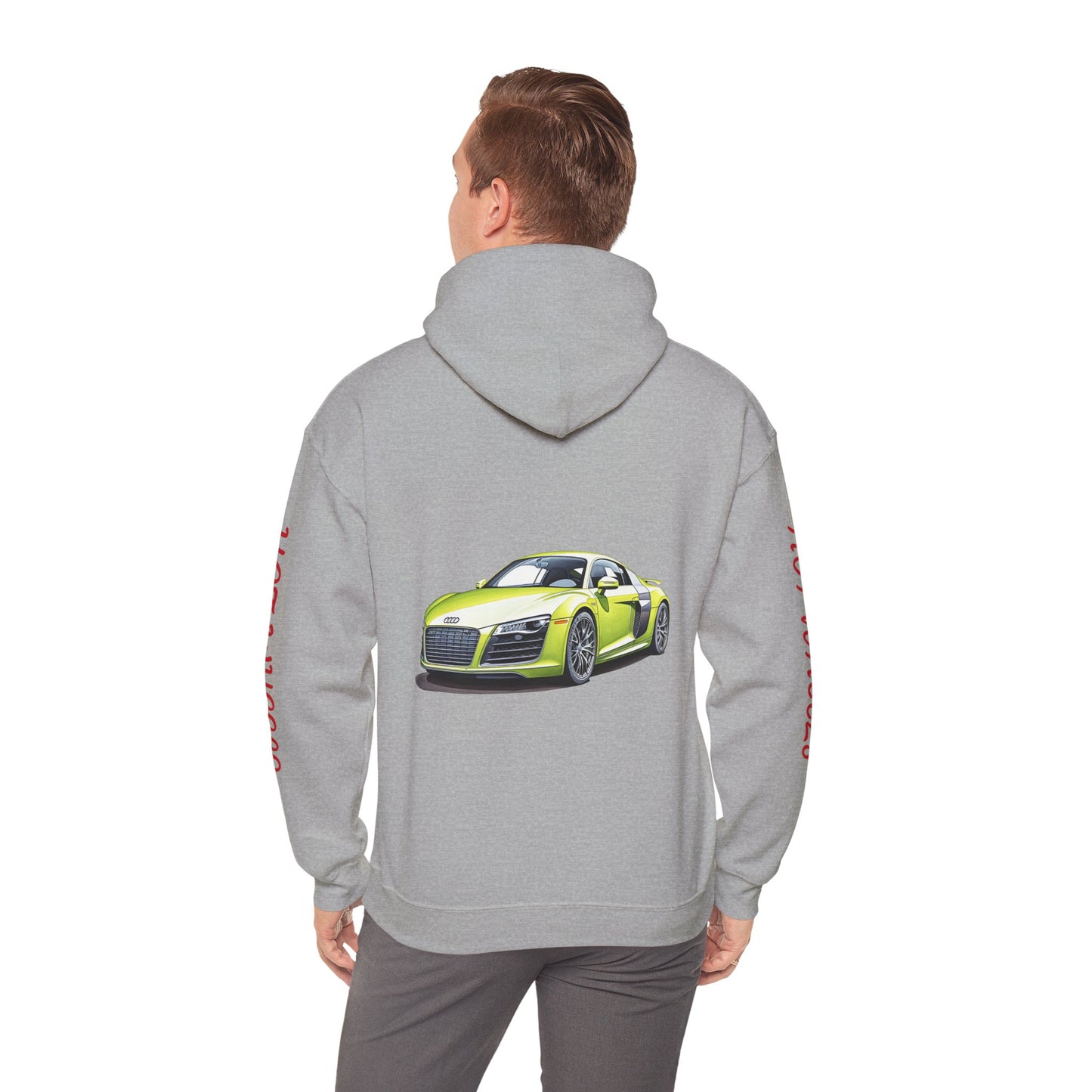 Princess Grace Hot Wheels Unisex Hooded Sweatshirt Cool Car Design for Auto Enthusiasts