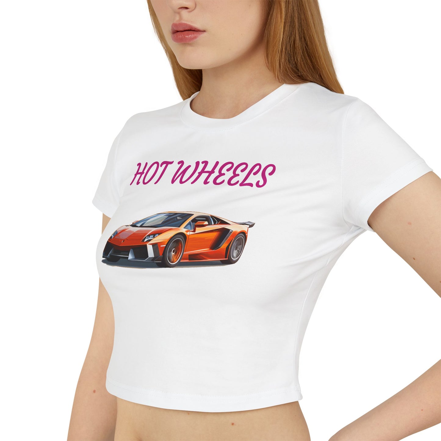 Princess Grace Hot Wheels Graphic Baby Tee for Car Enthusiasts