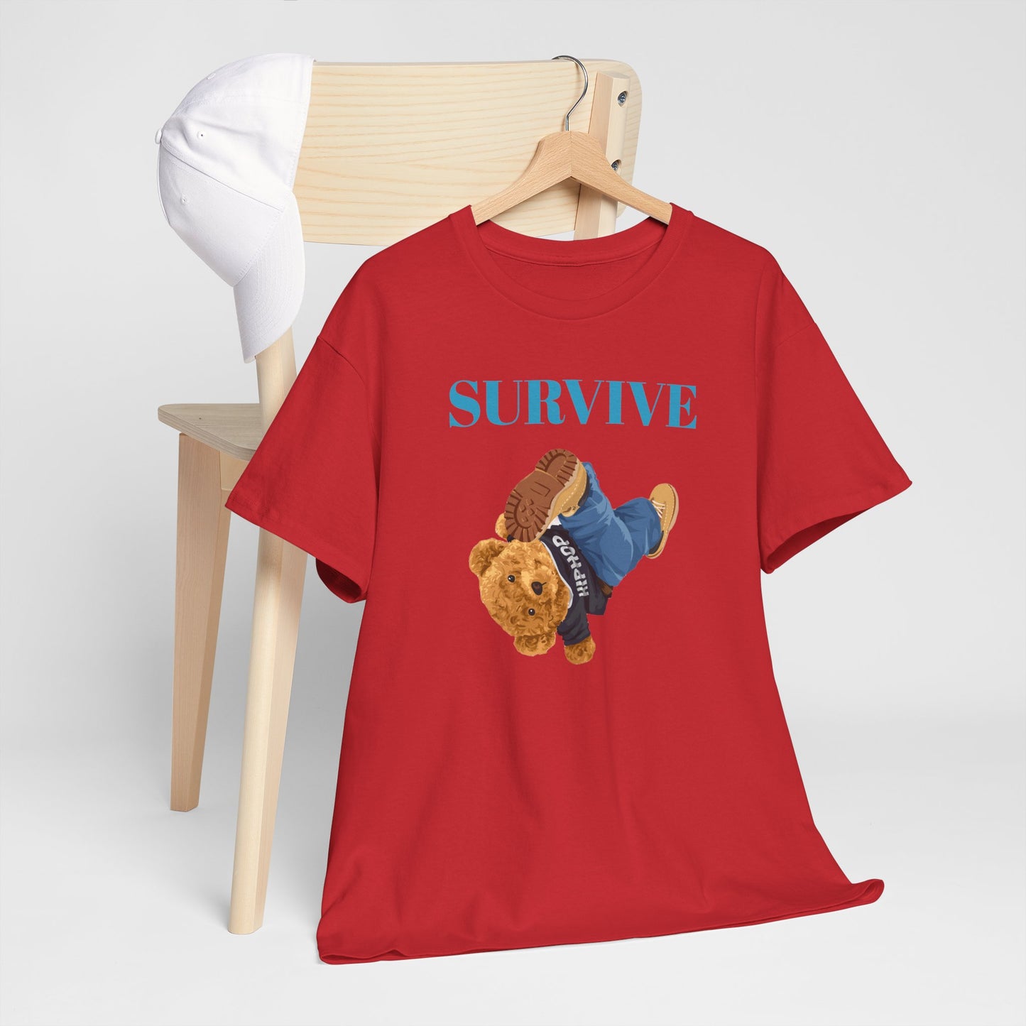 Princess Grace Survive Graphic Unisex Heavy Cotton Tee