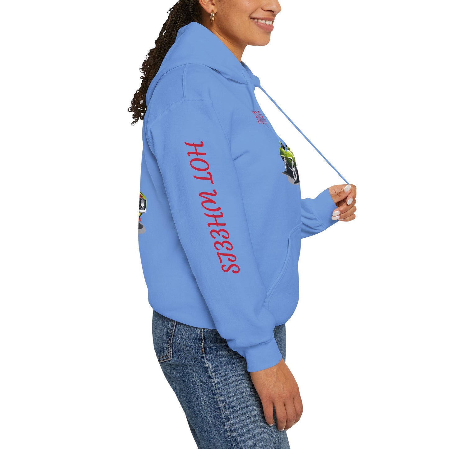 Princess Grace Retro Hot Wheels Graphic Hoodie for Car Enthusiasts