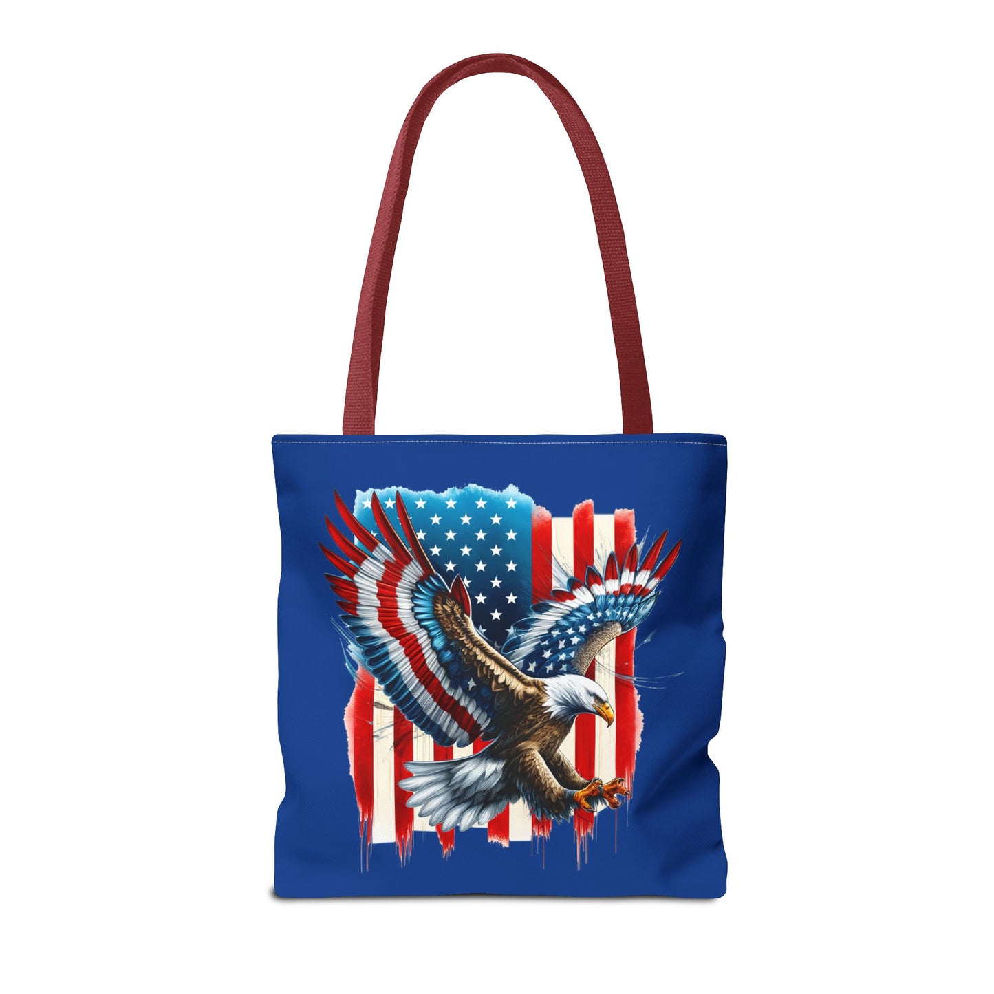 Princess Grace Patriotic Eagle Tote Bag American Flag Design
