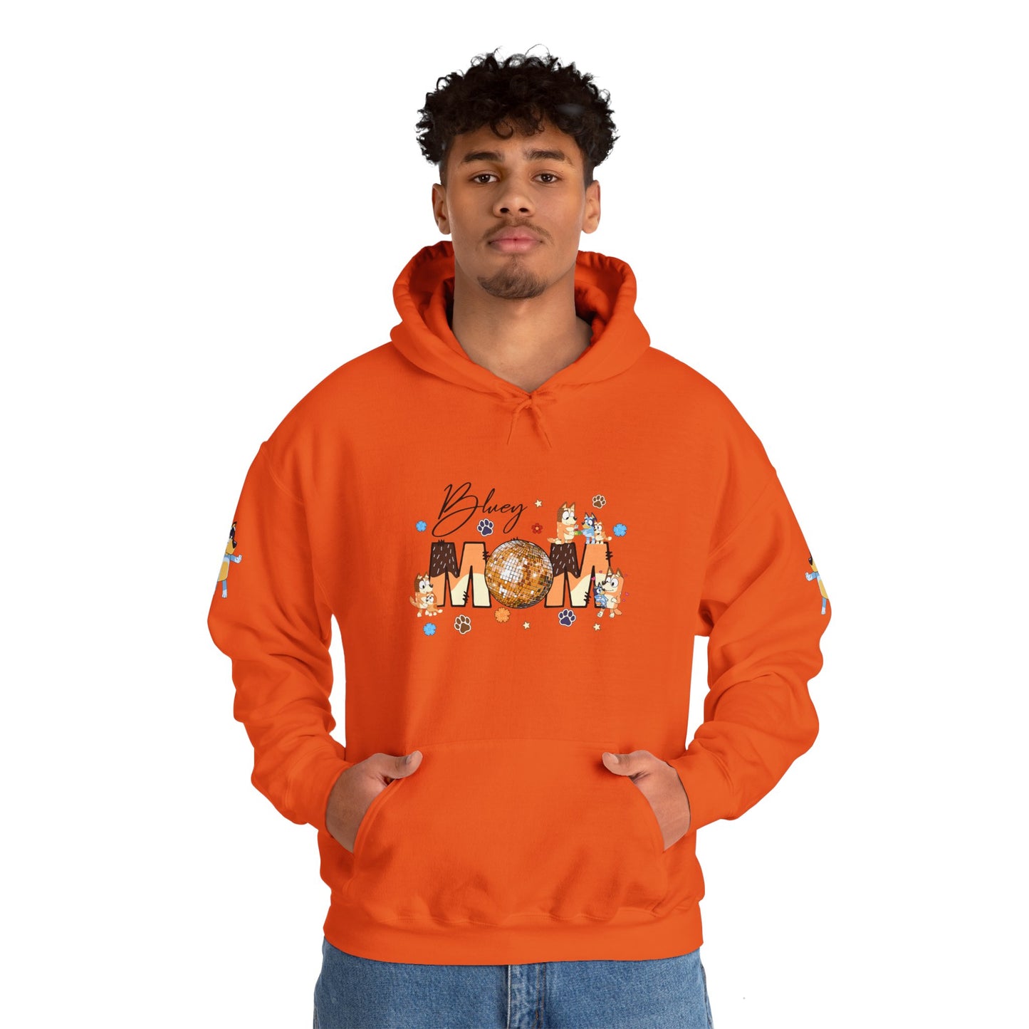 Princess Grace Bluey Blissful Mom Unisex Heavy Blend Hoodie Celebrate Motherhood with Style