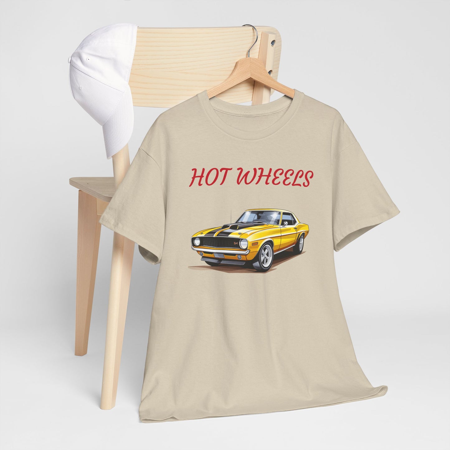 Princess Grace Retro Hot Wheels Unisex Heavy Cotton Tee Classic Car Graphic T-Shirt