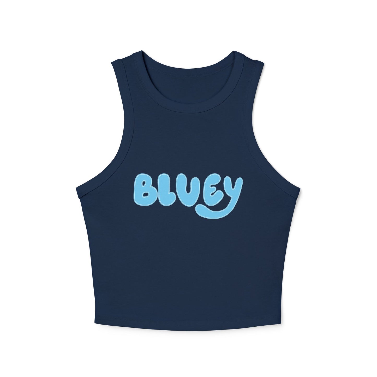 Princess Grace Cute Bluey Women's Micro Rib Racer Tank Top Summer Playwear