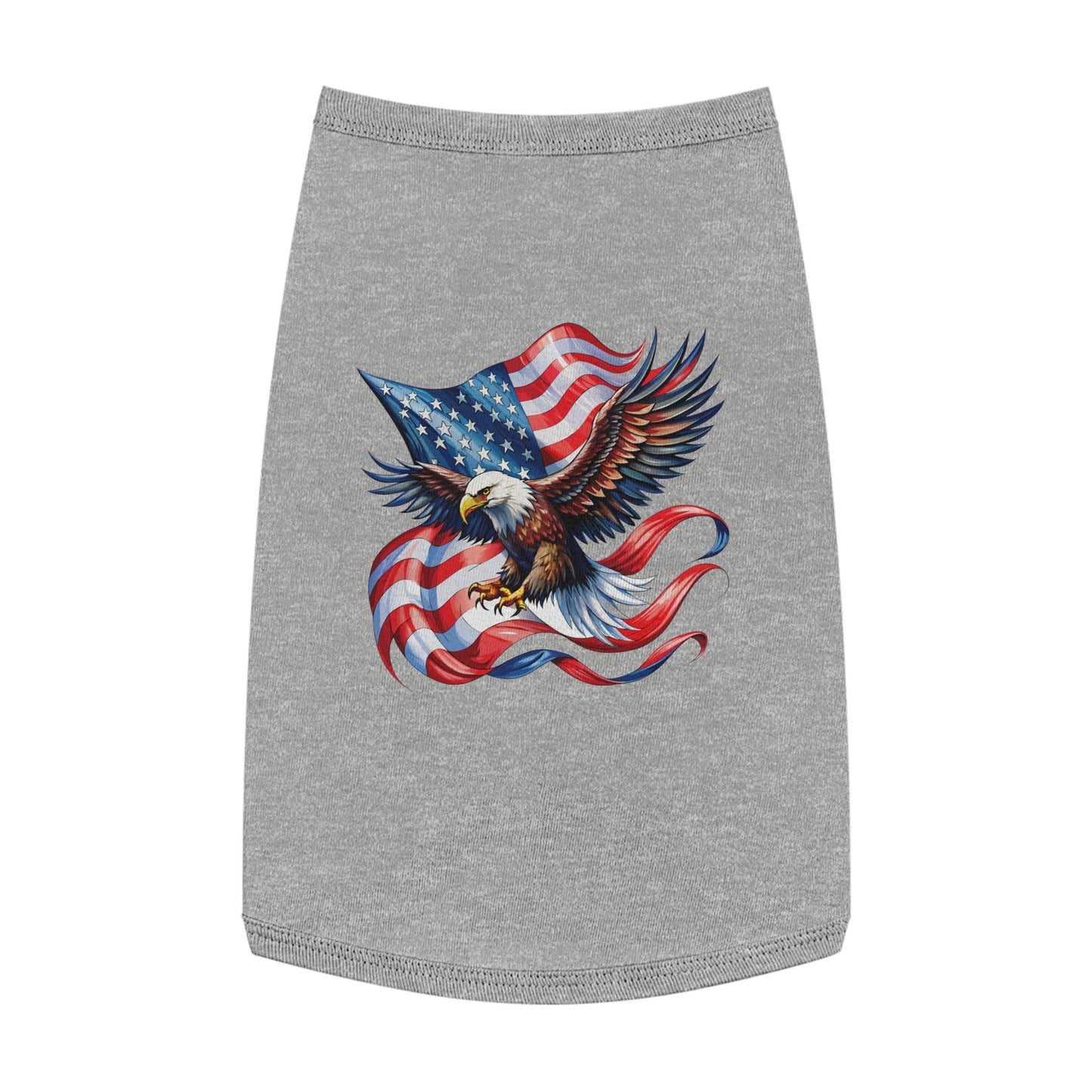 Princess Grace Patriotic Eagle Pet Tank Top for Celebrations