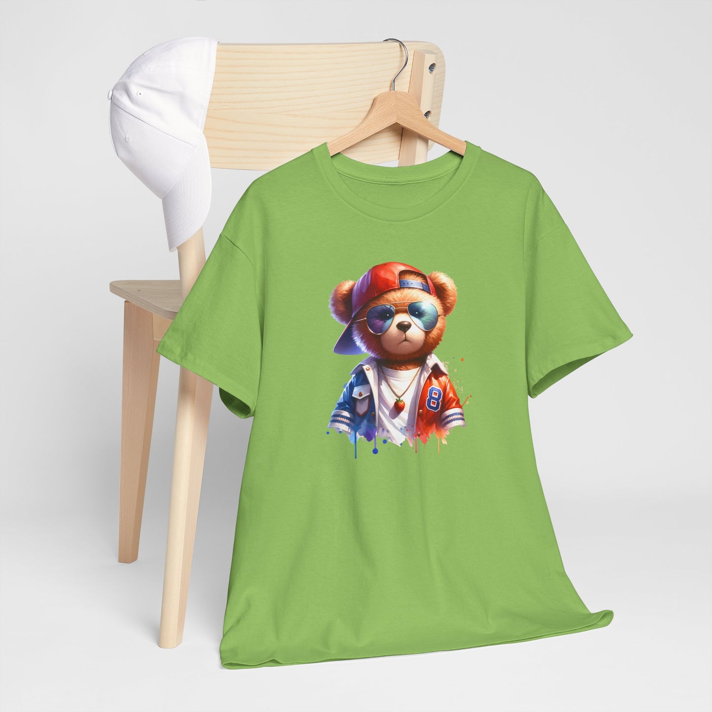 Princess Grace Cool Bear Graphic Unisex Heavy Cotton Tee