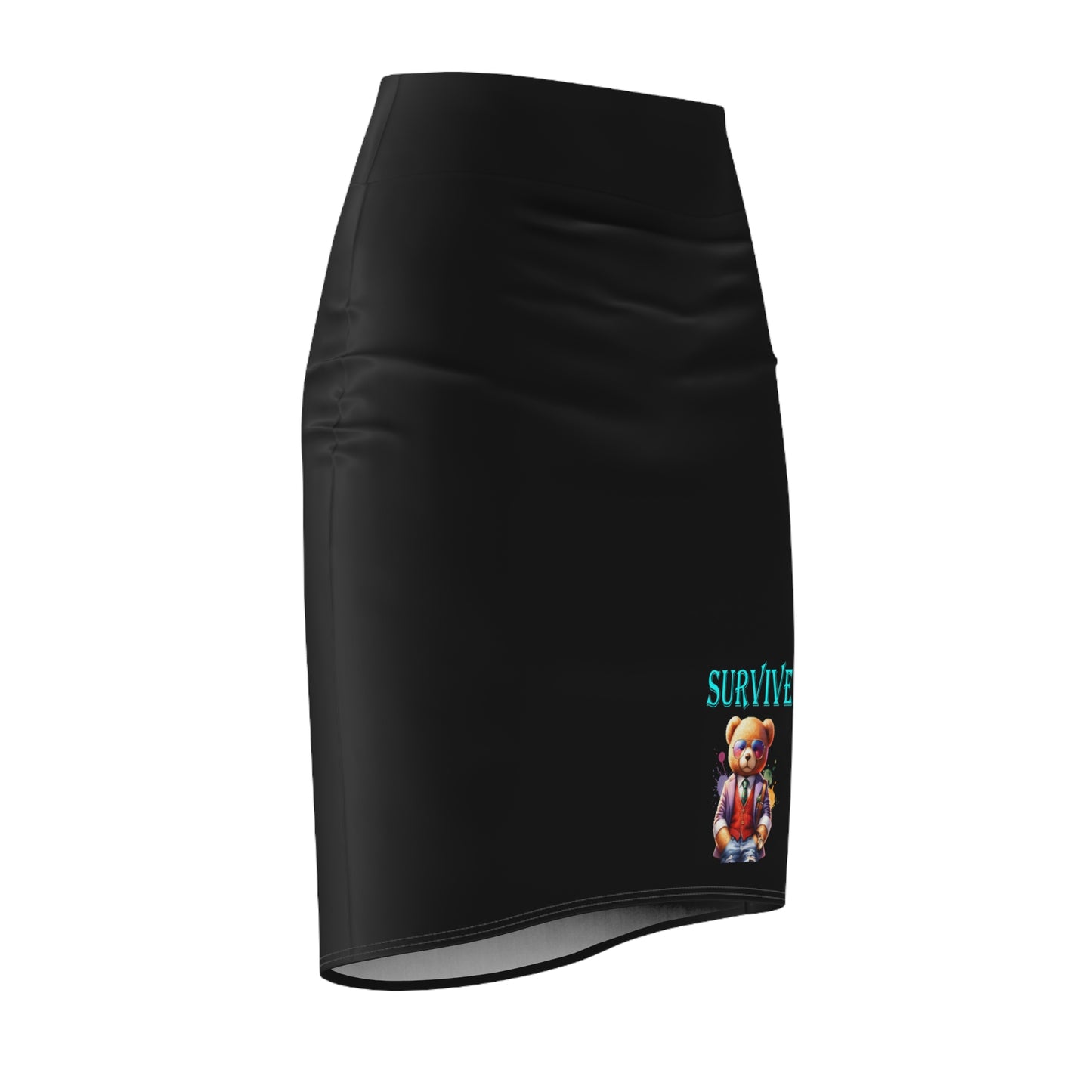 Princess Grace Survive Women's Pencil Skirt Stylish and Playful Design for Everyday Wear